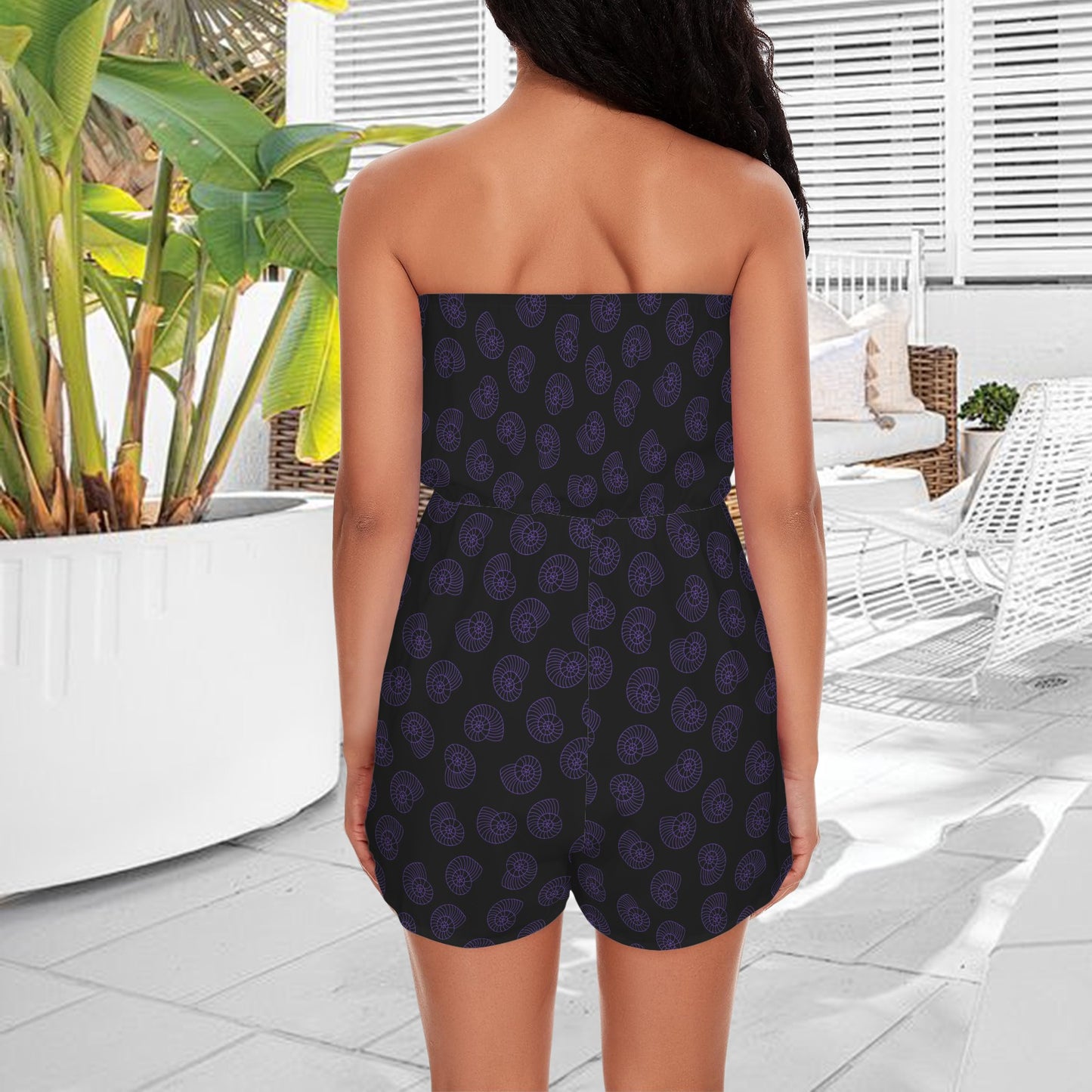 ursula. strapless romper