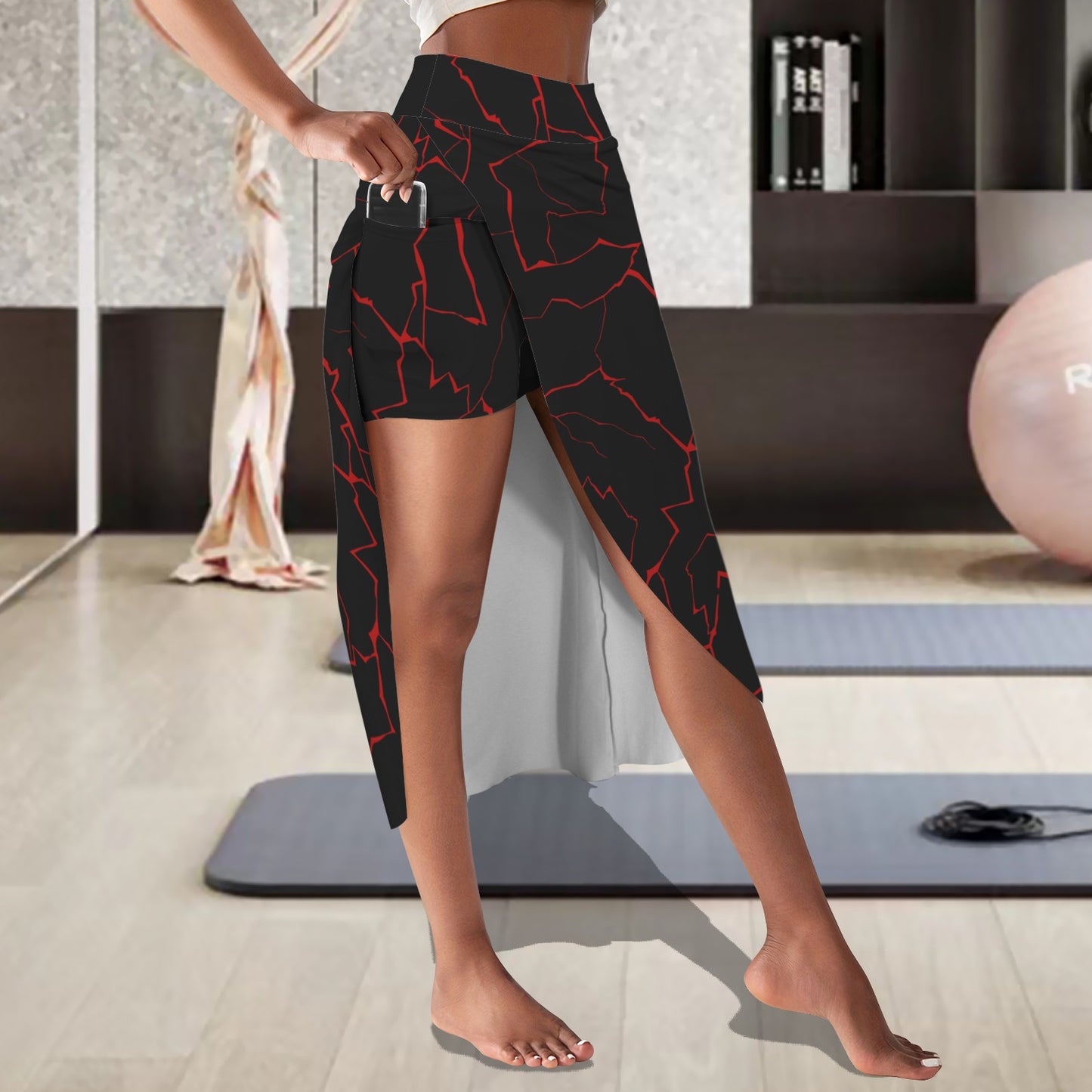 kylo. midi skort