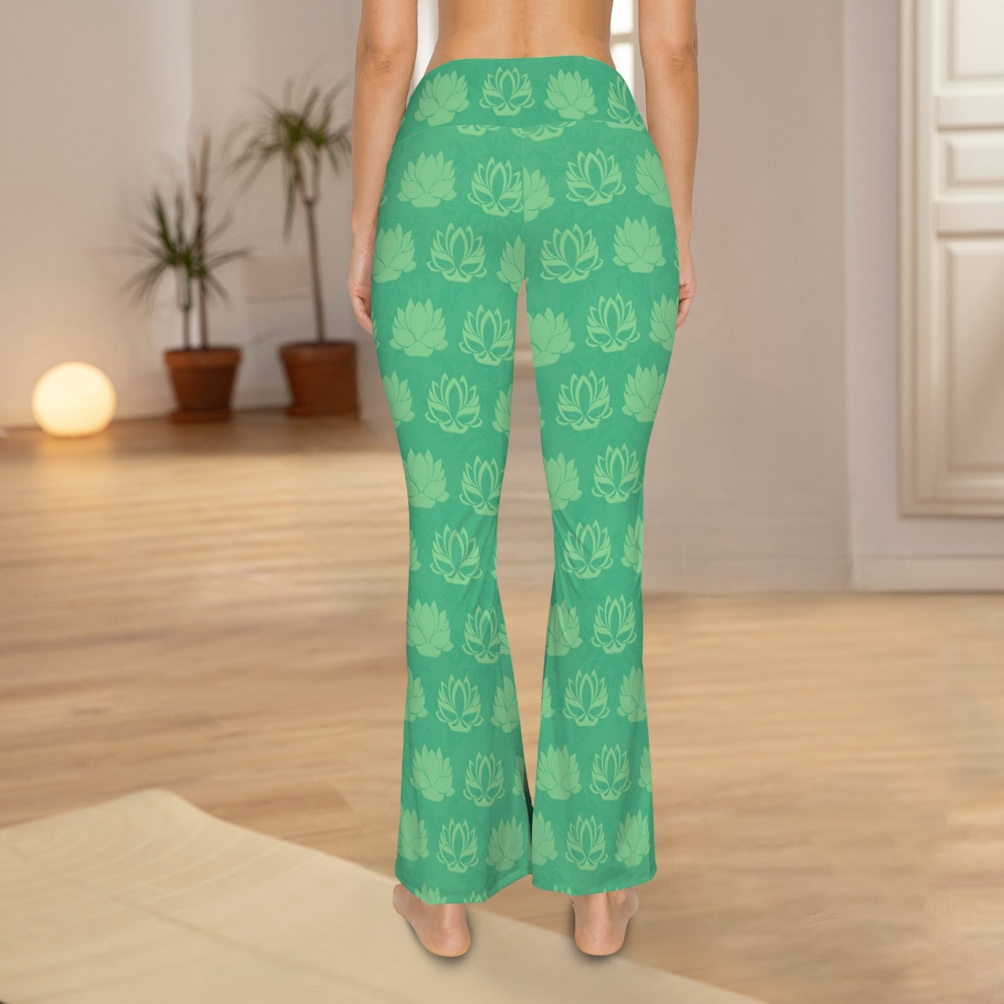 tianalotusgreen. flare legging