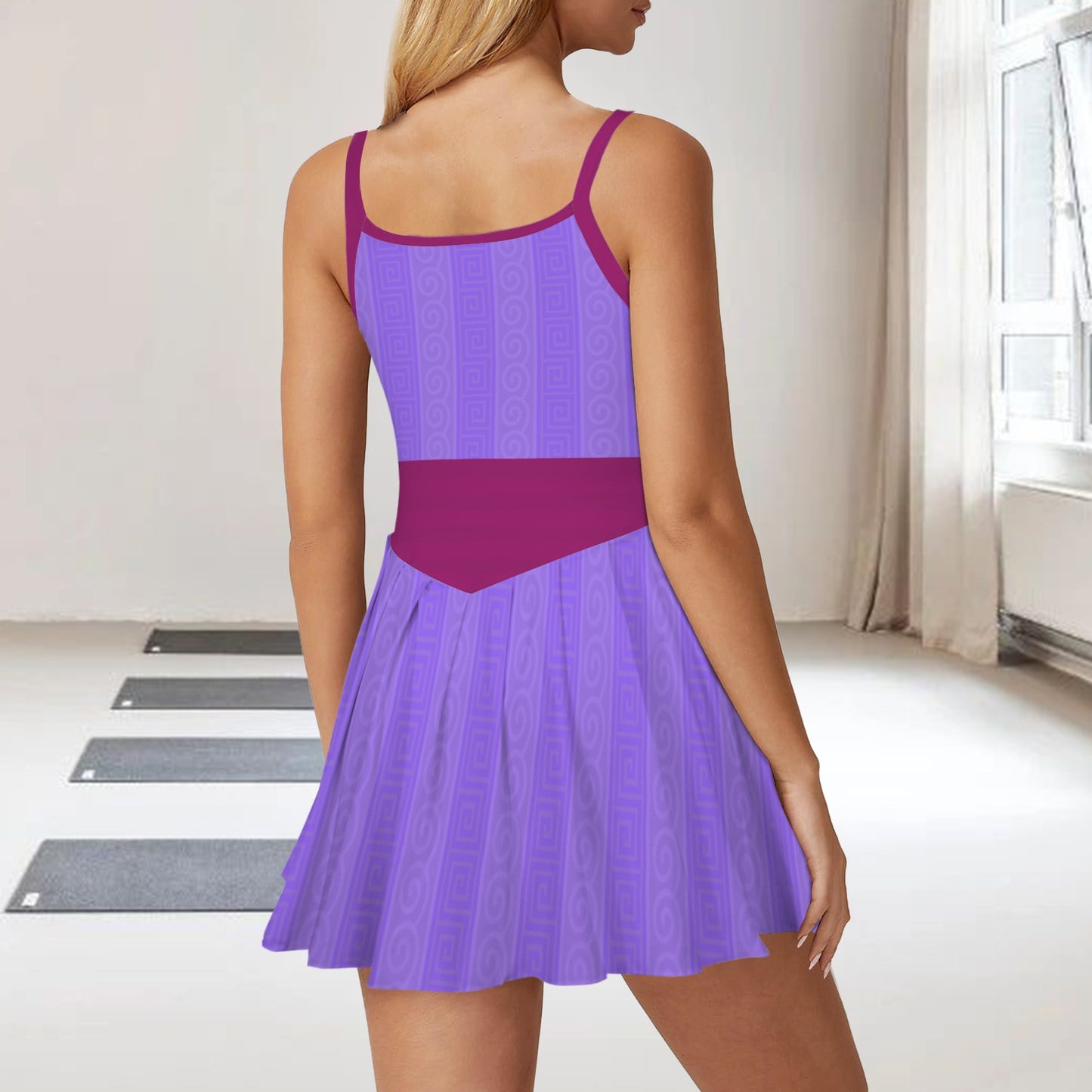 megwithbelt. pleat active dress