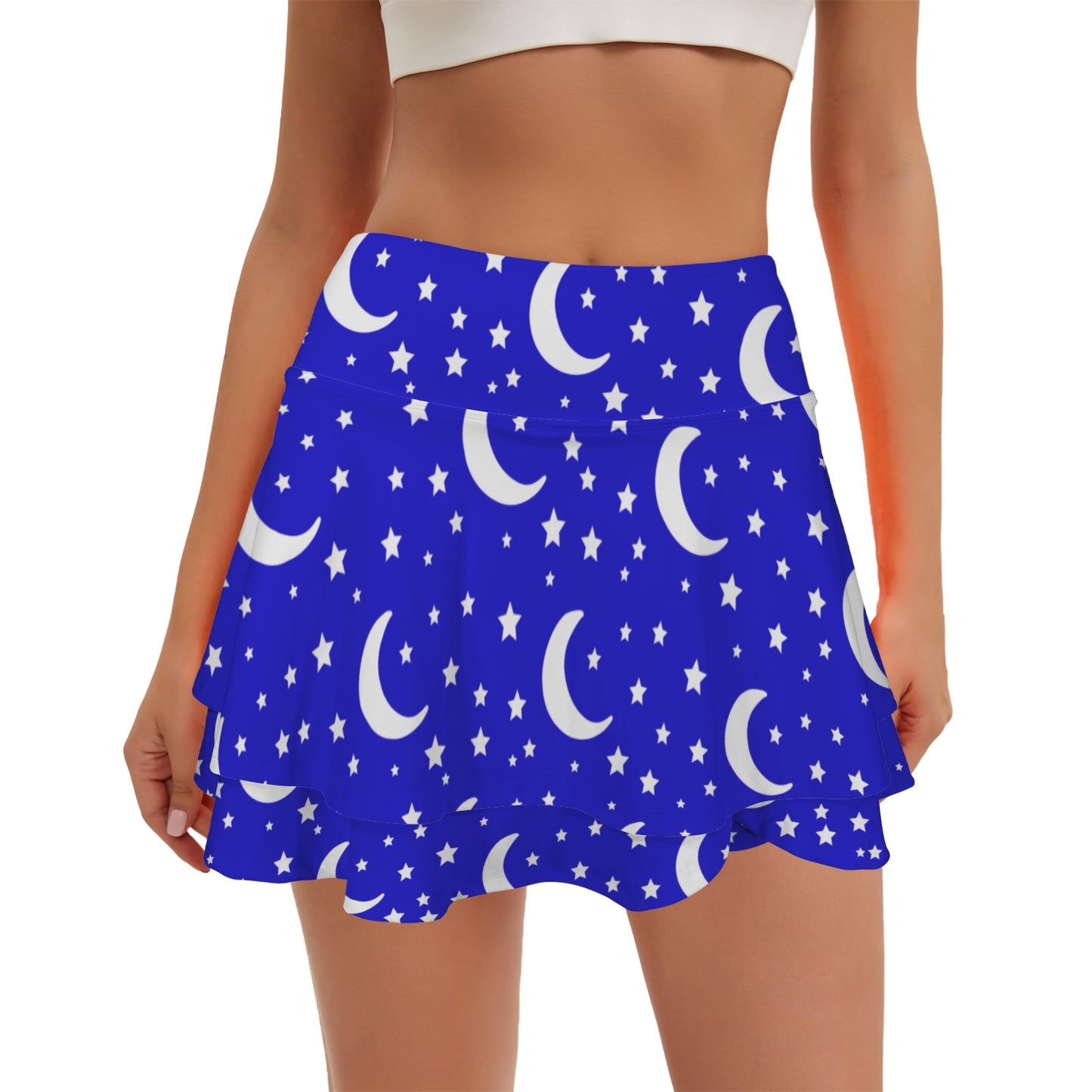 sorcererblue. ruffle skort