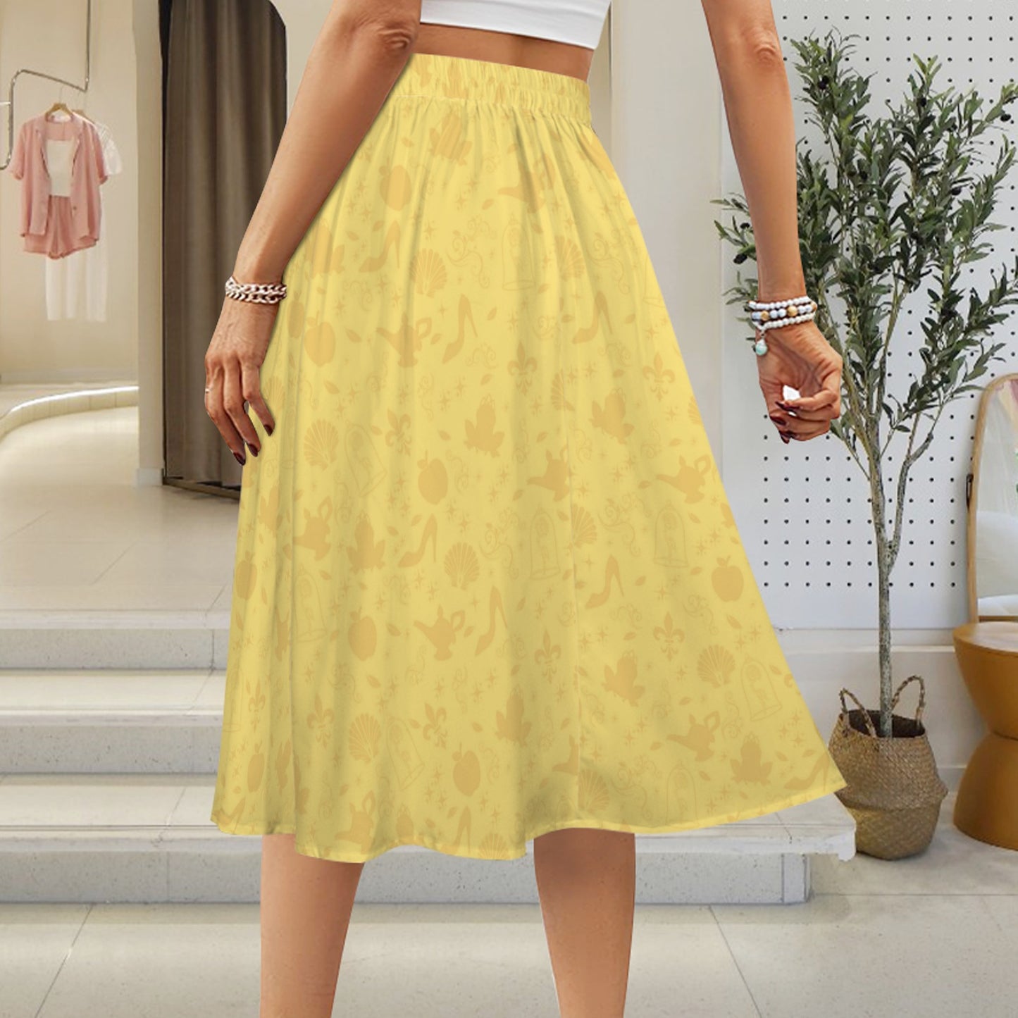 iconsyellow. midi skirt