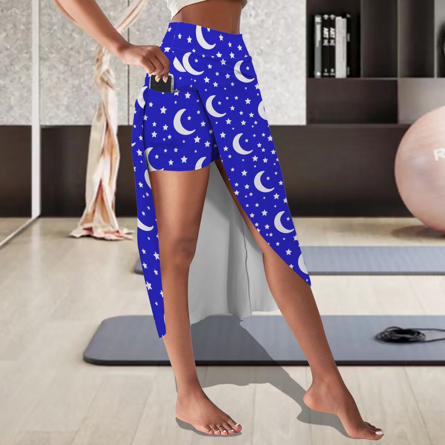 sorcererblue. midi skort