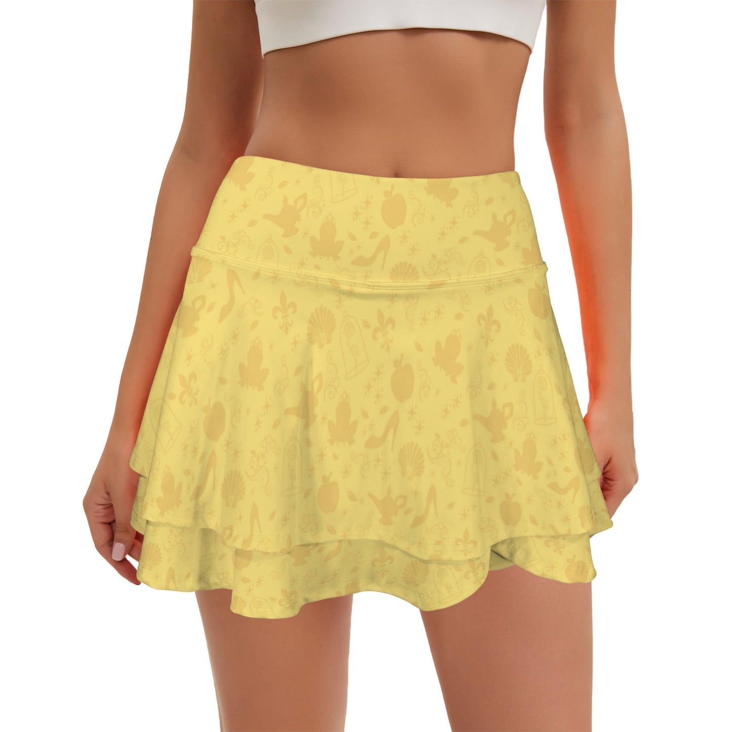 iconsyellow. ruffle skort