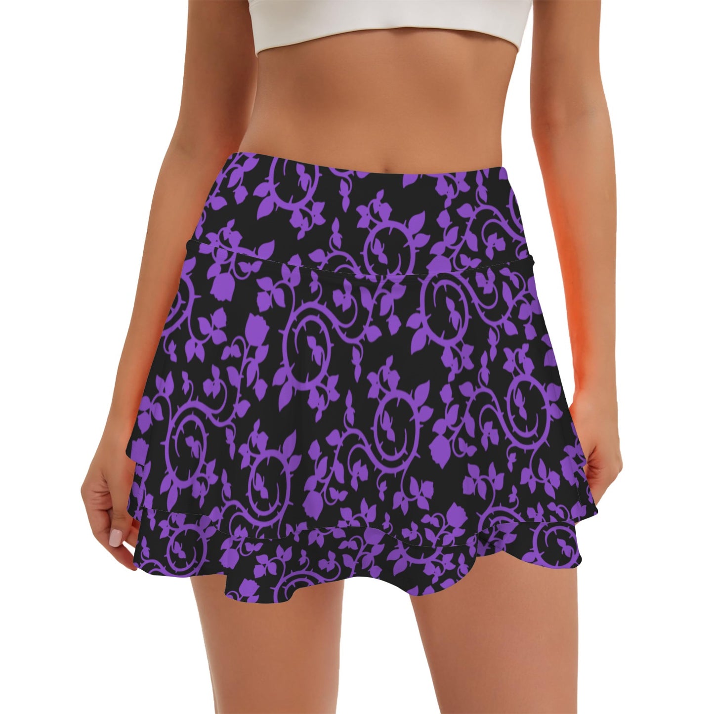 malthorns. ruffle skort