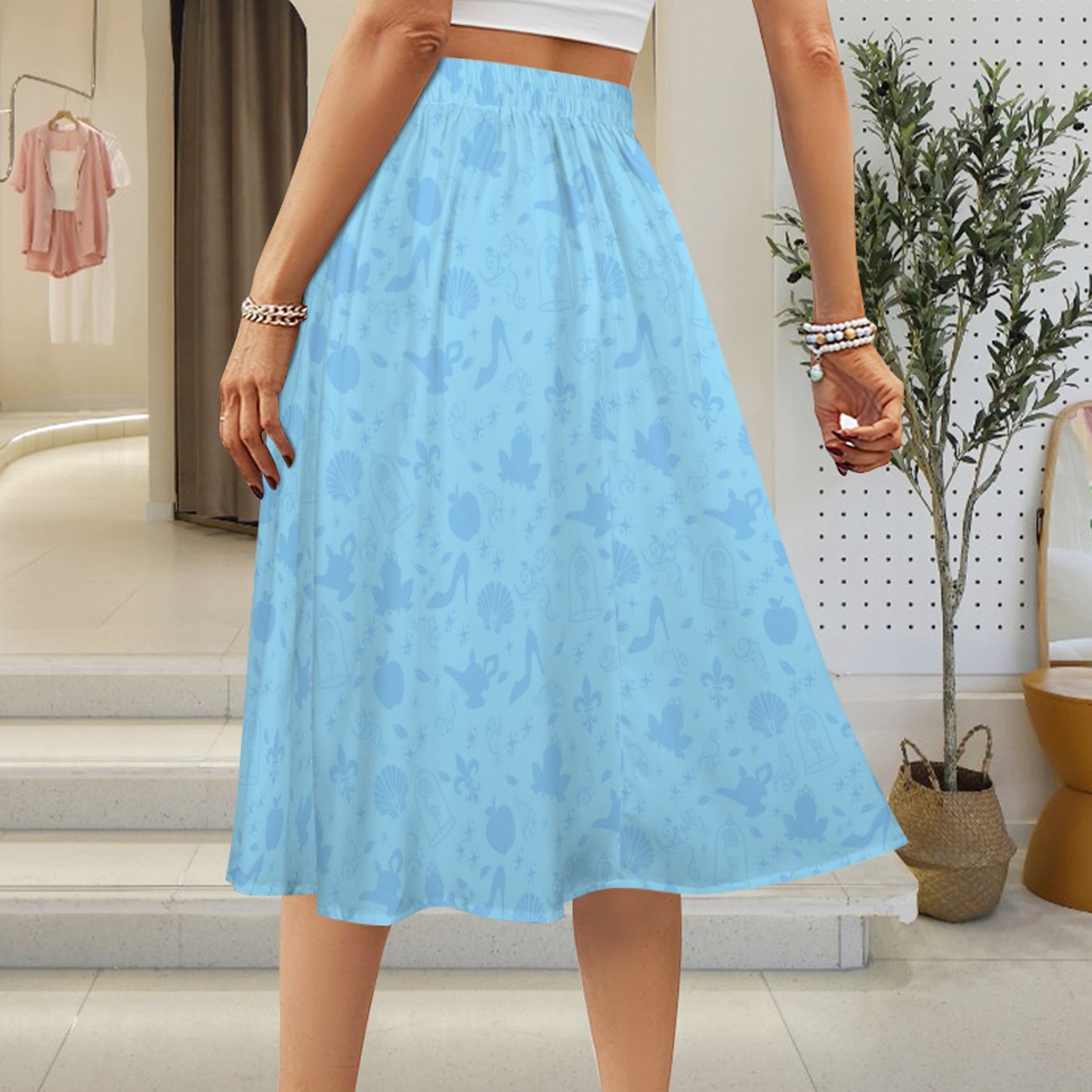 iconsblue. midi skirt
