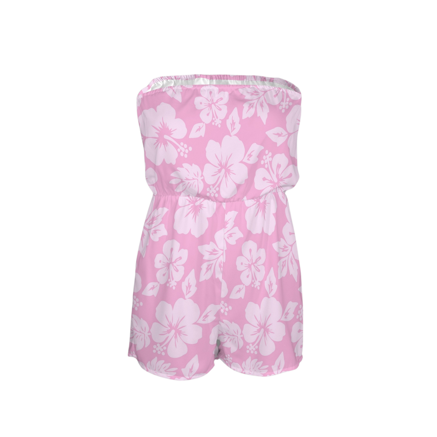 Ohana Hibiscus Strapless Romper