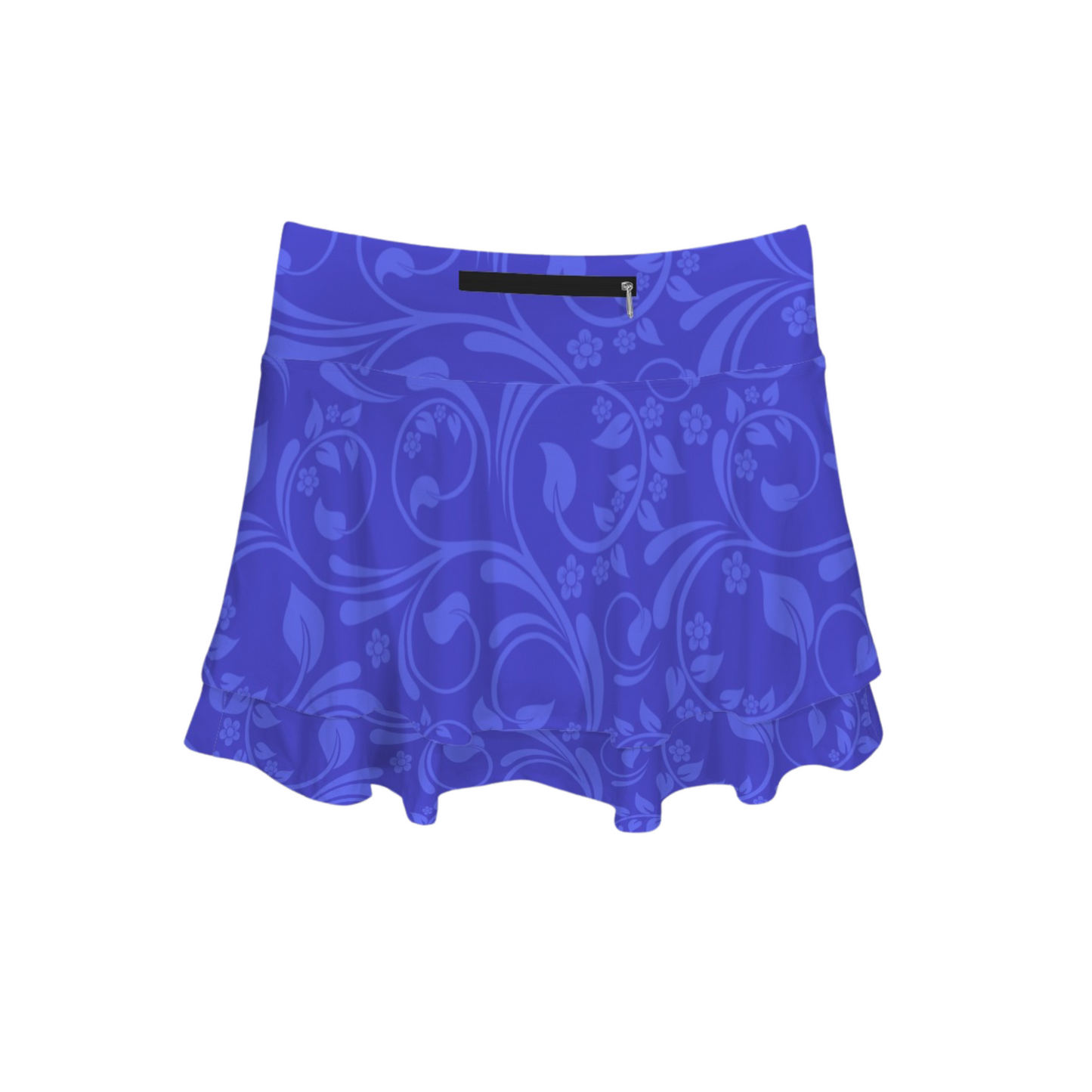 Anna Swirl Ruffle Active Skort