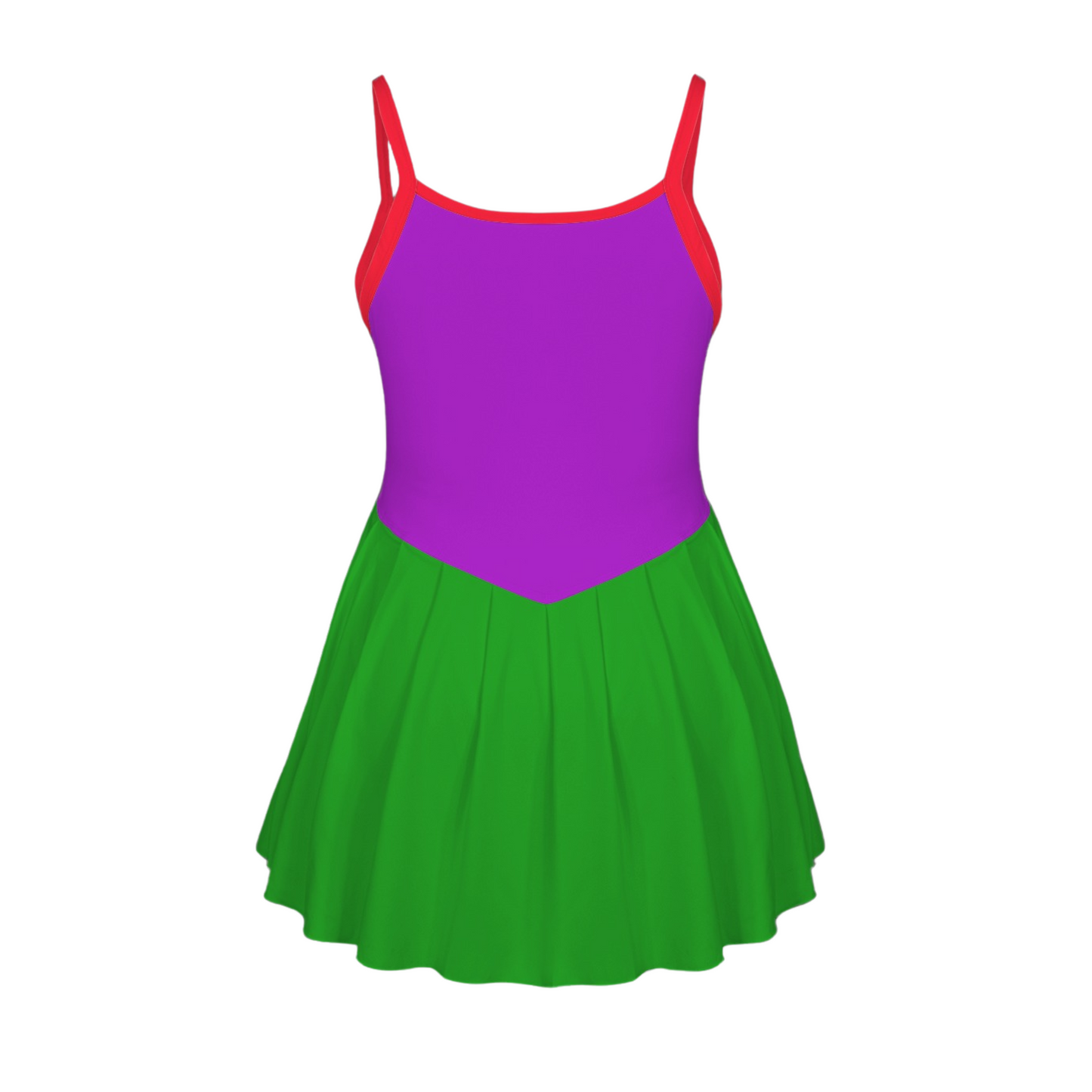 Ariel Colorblock Pleat Skirt Active Dress