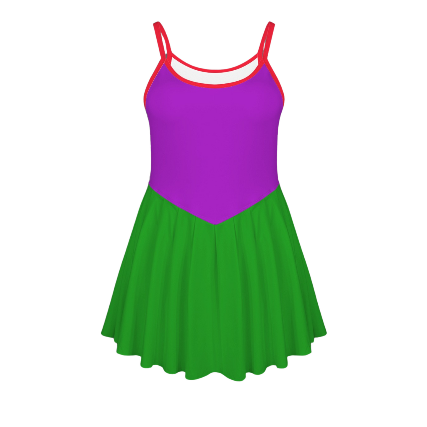 Ariel Colorblock Pleat Skirt Active Dress