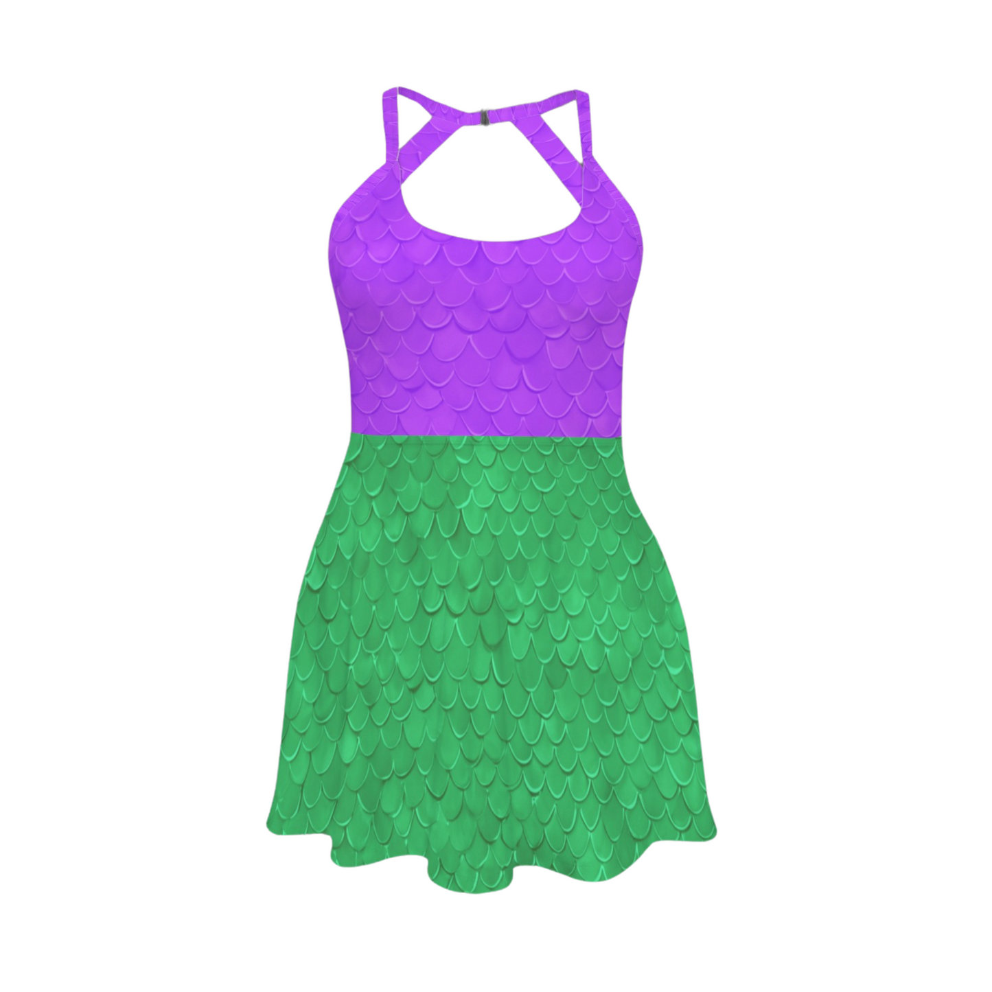 Ariel Open Back Flare Skirt Active Dress