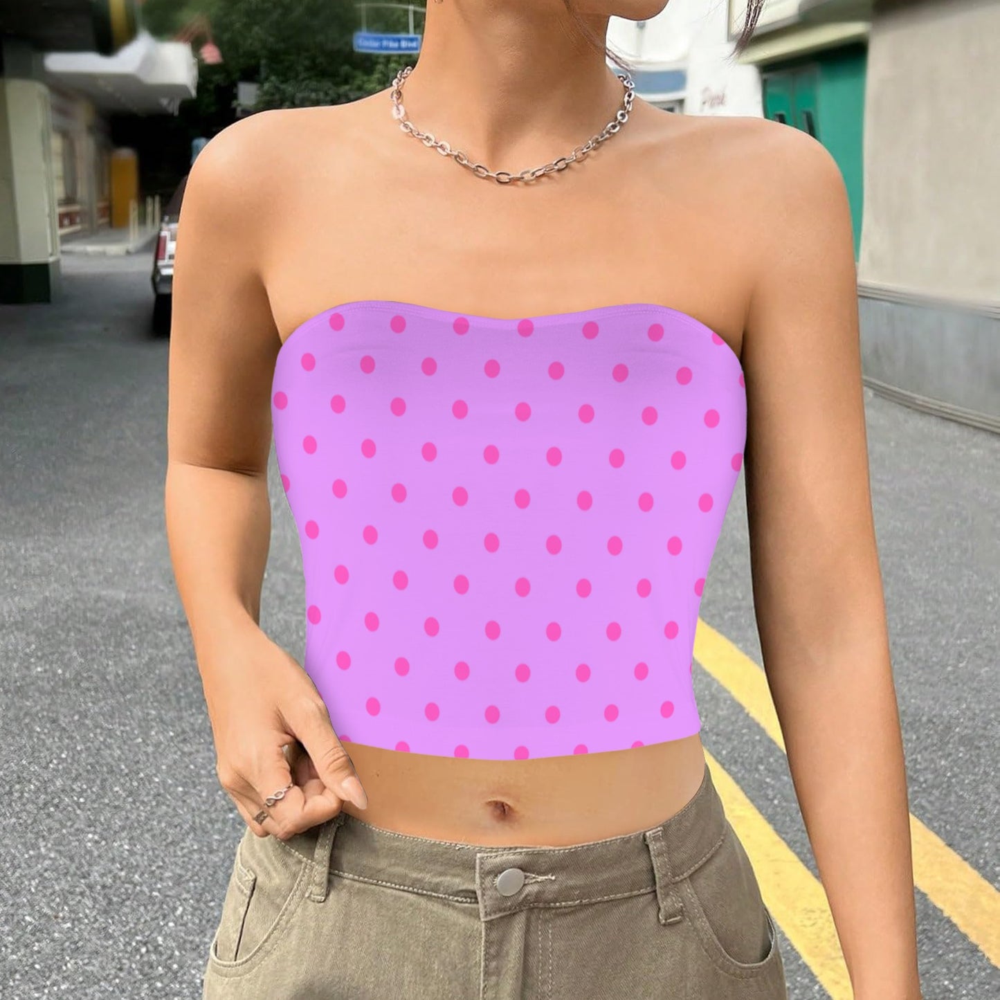 minniepurplepink. crop tube