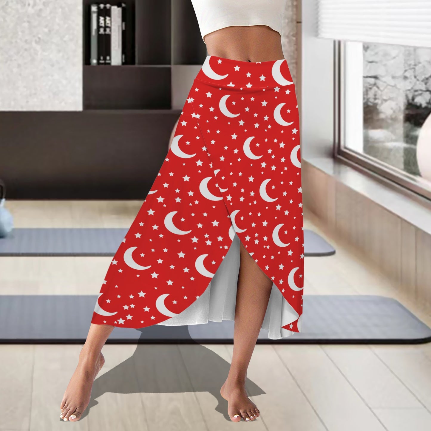 sorcererred. midi skort
