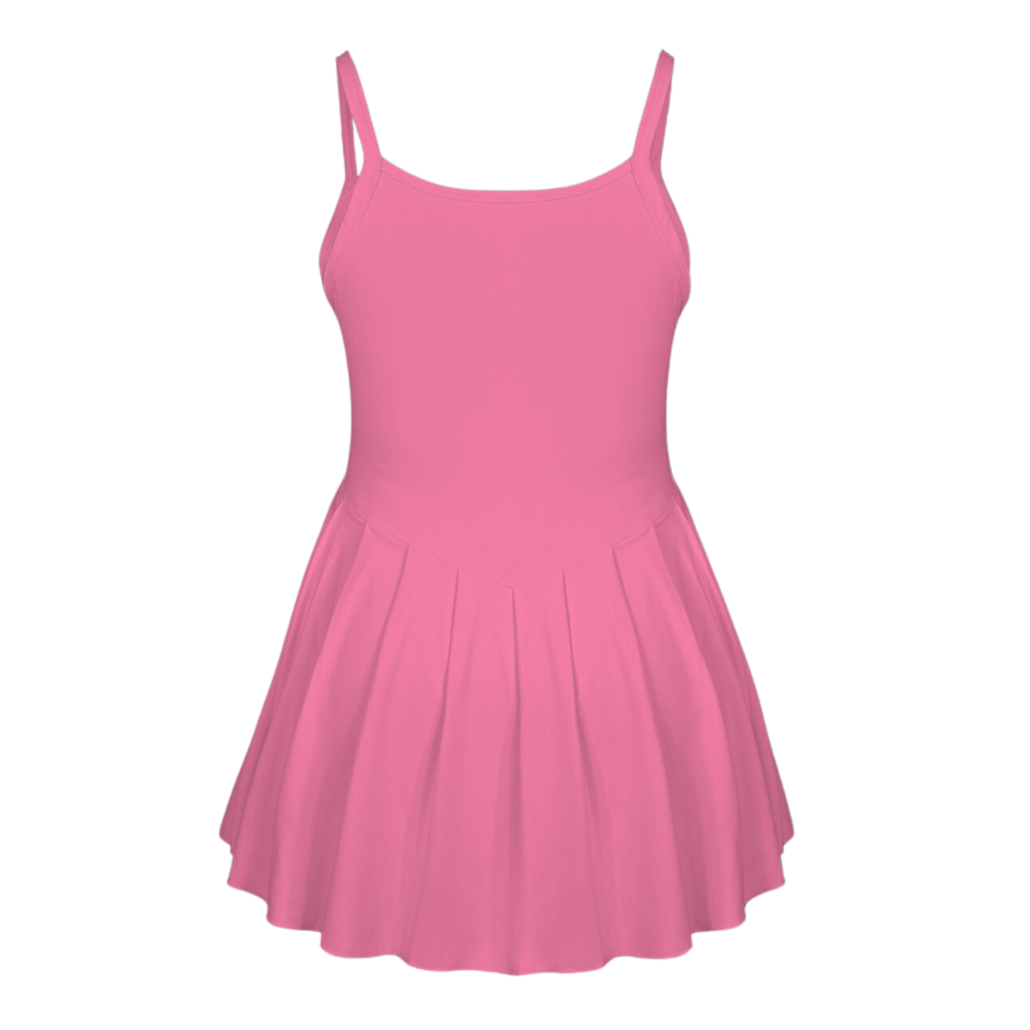 Sleeping Pink Pleat Skirt Active Dress