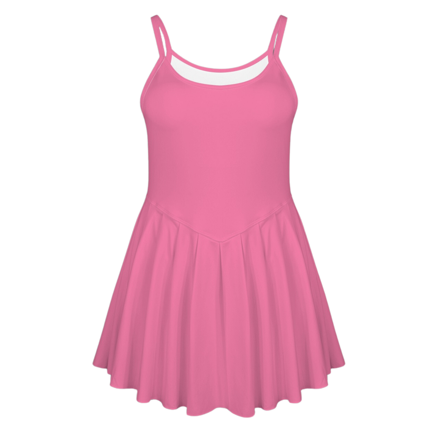 Sleeping Pink Pleat Skirt Active Dress