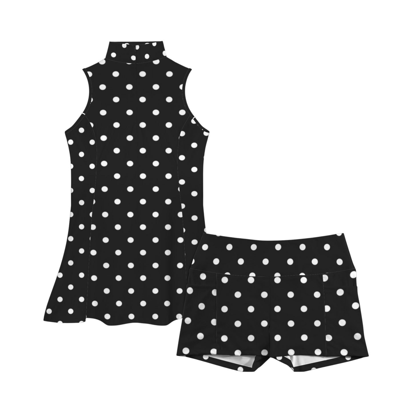Minnie Dots Collared Active Dress