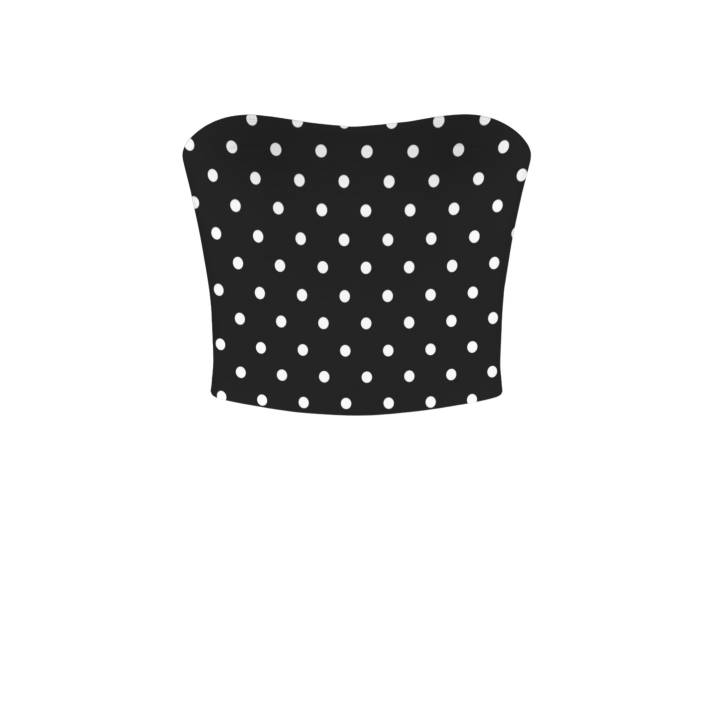 Minnie Dots Crop Tube Top