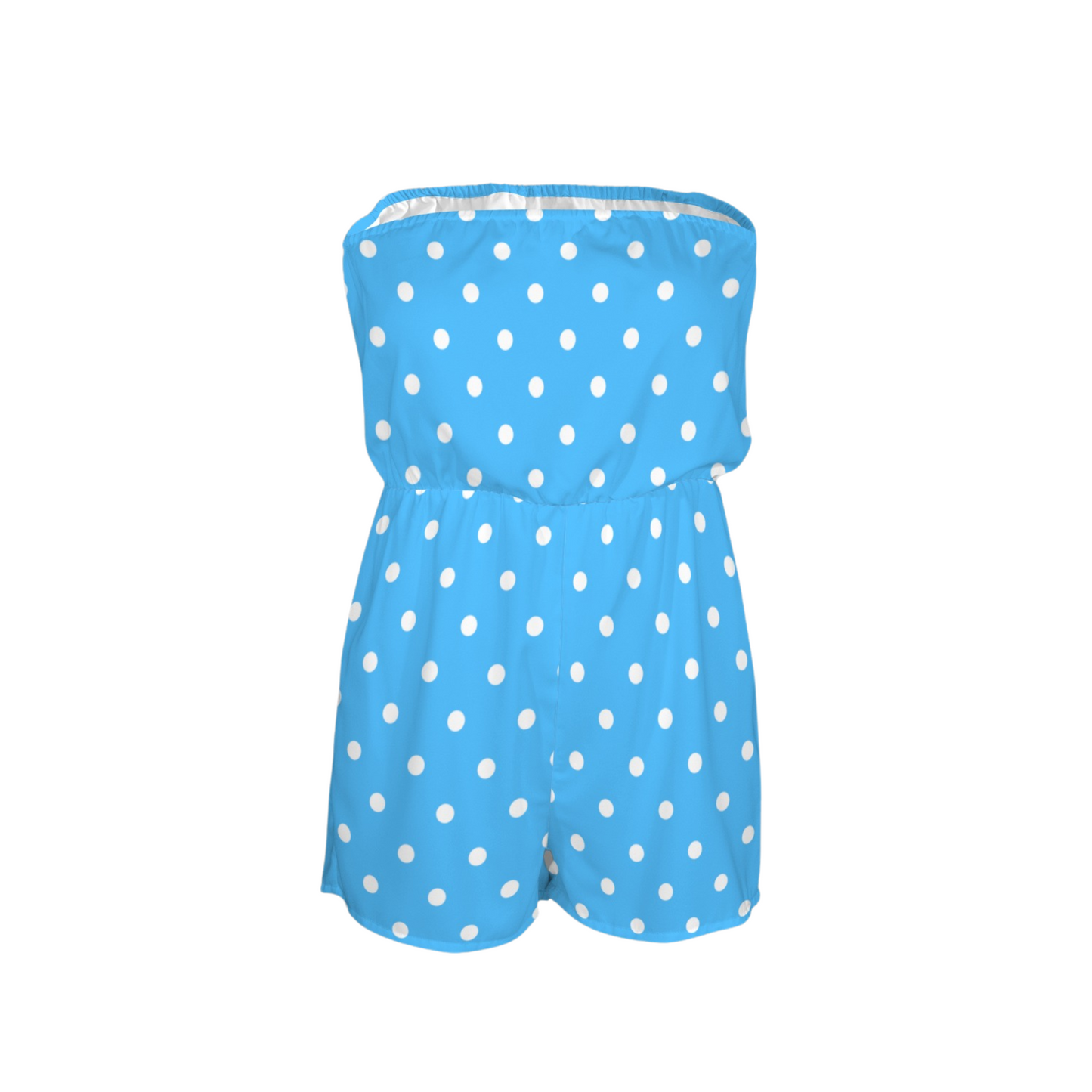 Minnie Dots Strapless Romper