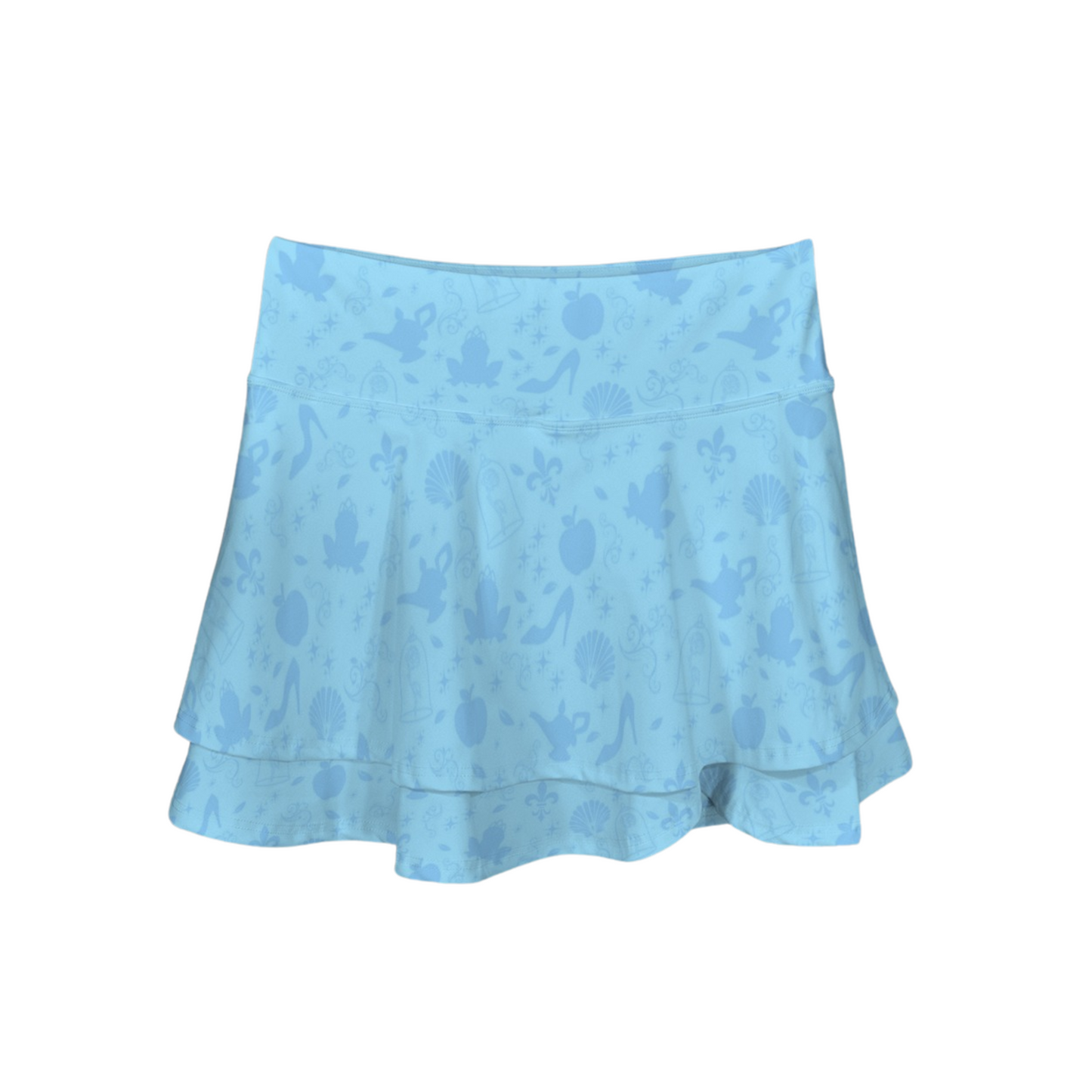 Princess Icons Ruffle Active Skort