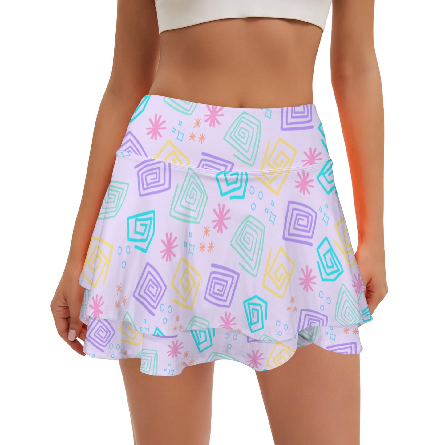 teacupspurple. ruffle skort
