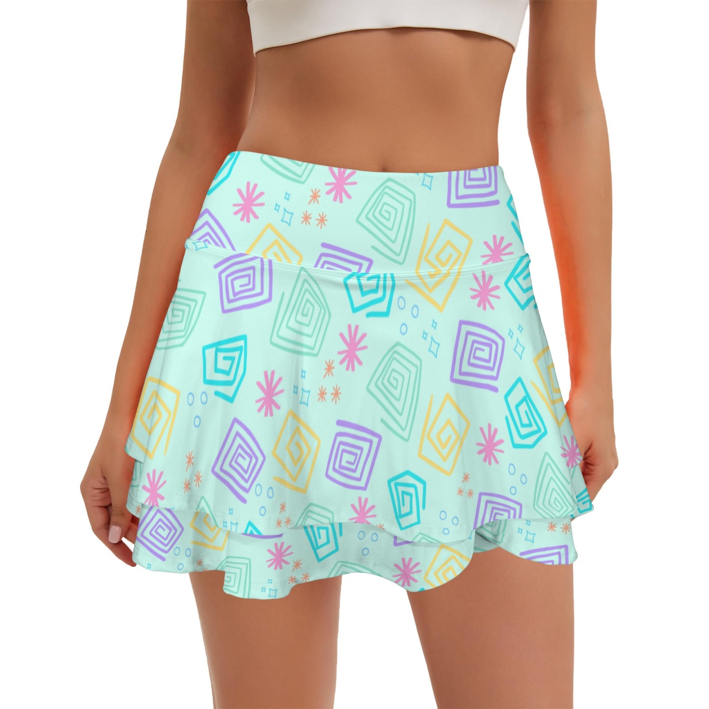 teacupsmint. ruffle skort