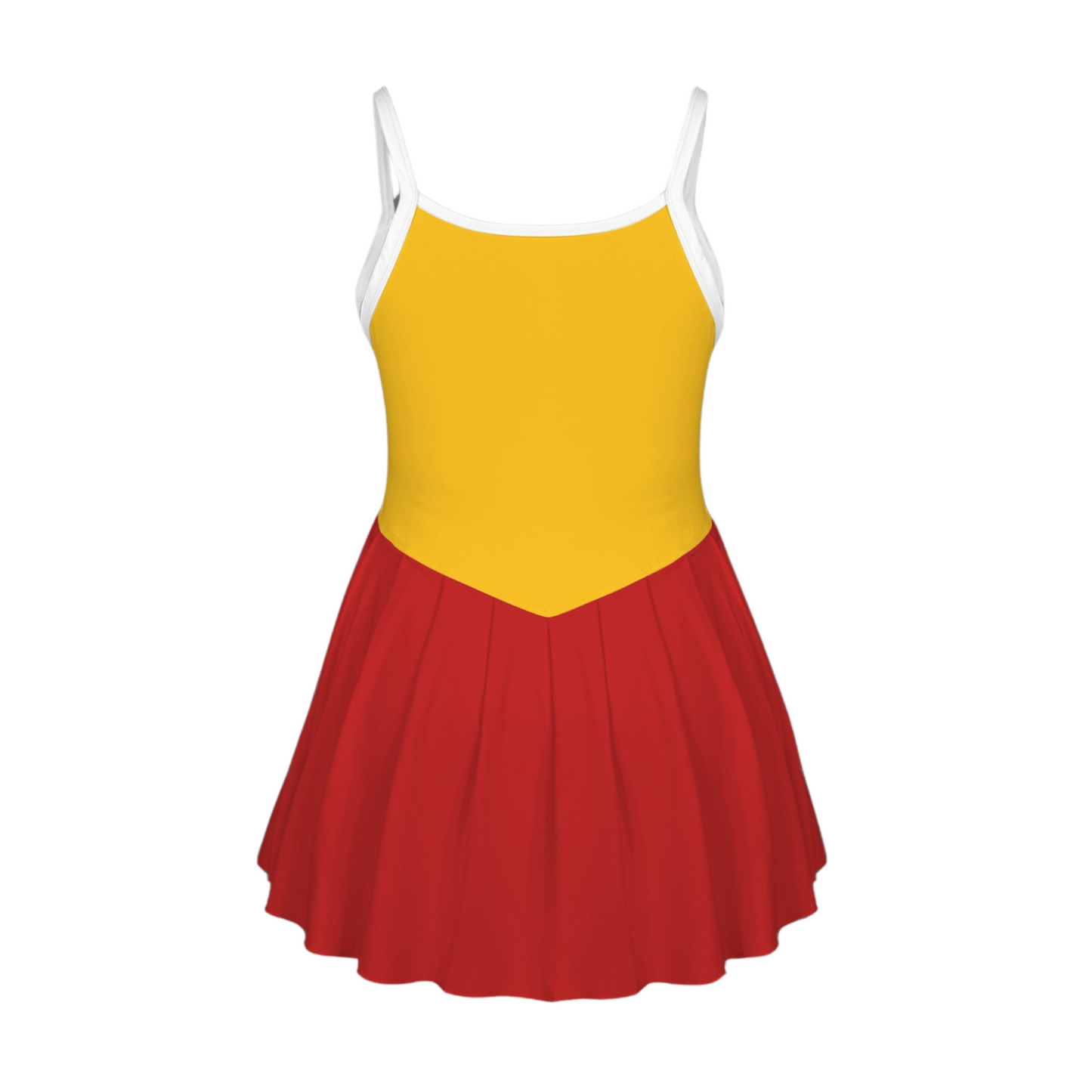 Clara Bell Colorblock Pleat Skirt Active Dress