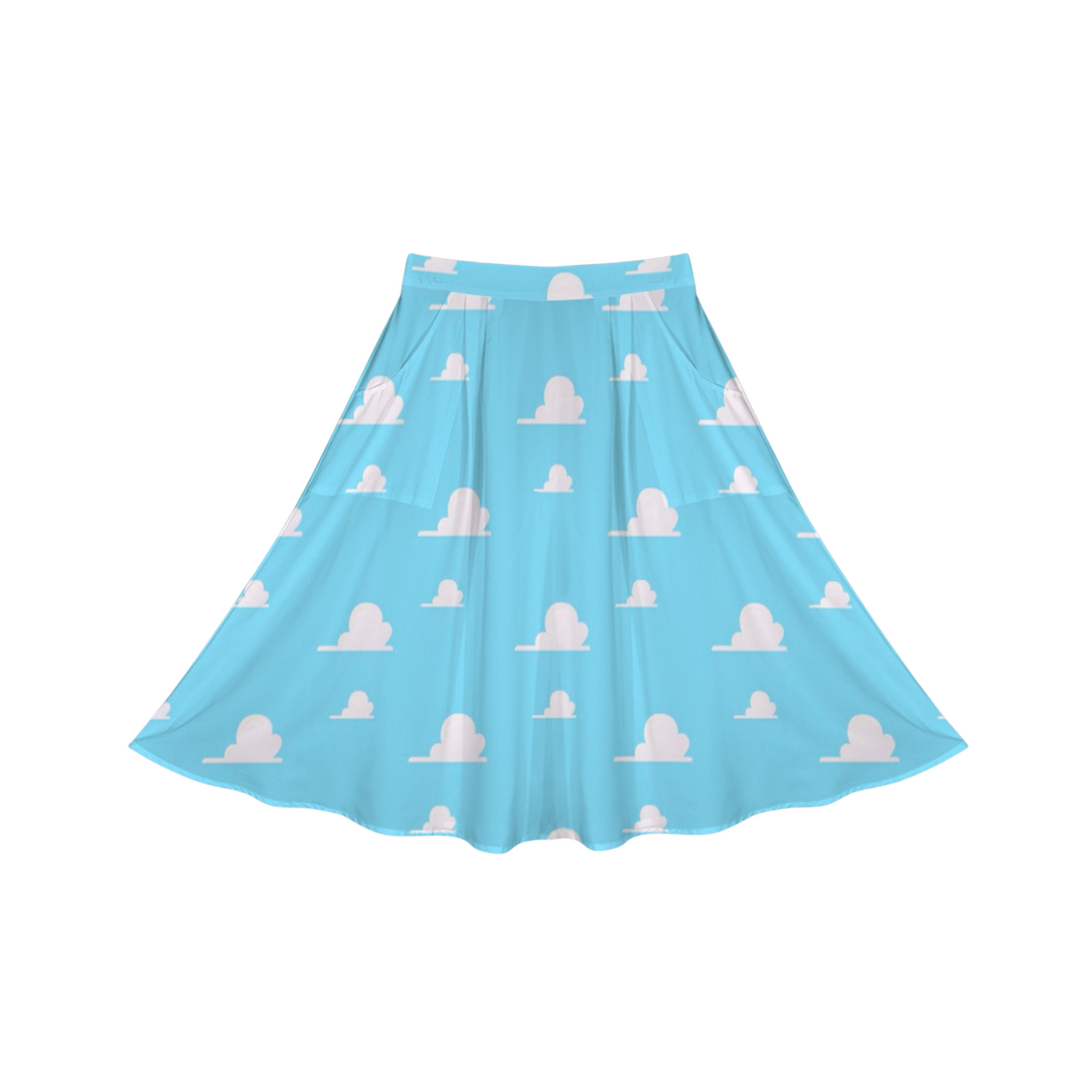 Clouds Midi Skirt