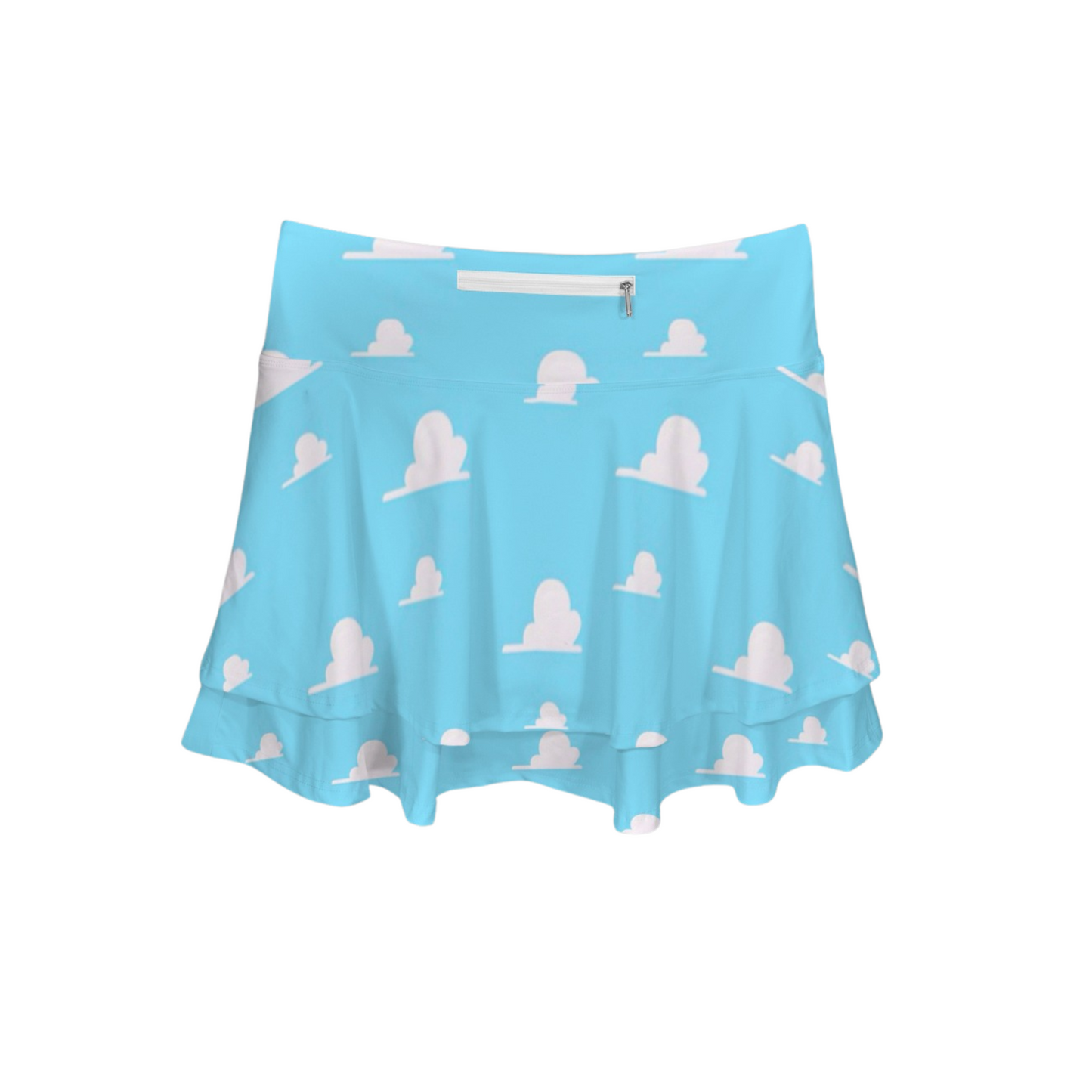 Clouds Ruffle Active Skort