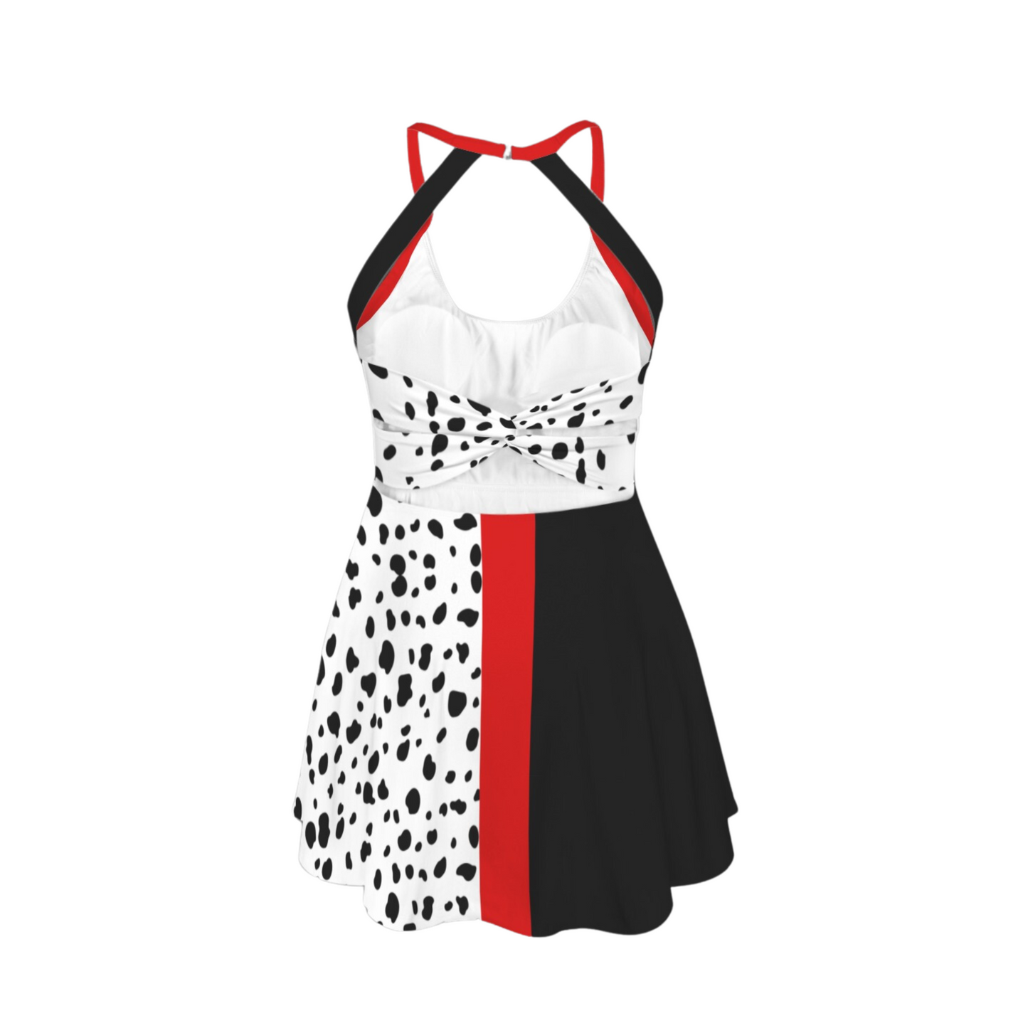 Cruel Ella Open Back Flare Skirt Active Dress