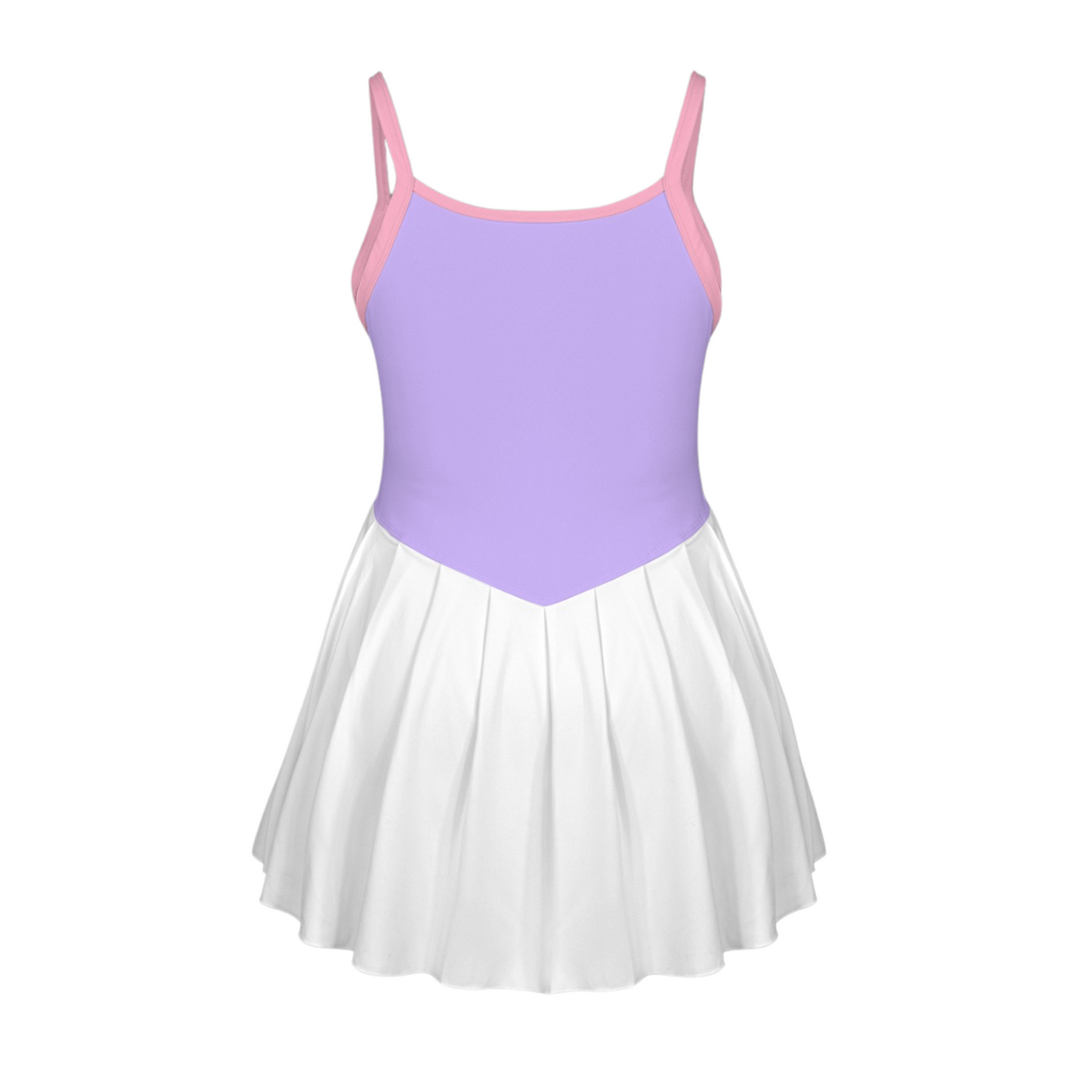 Daisy Colorblock Pleat Skirt Active Dress
