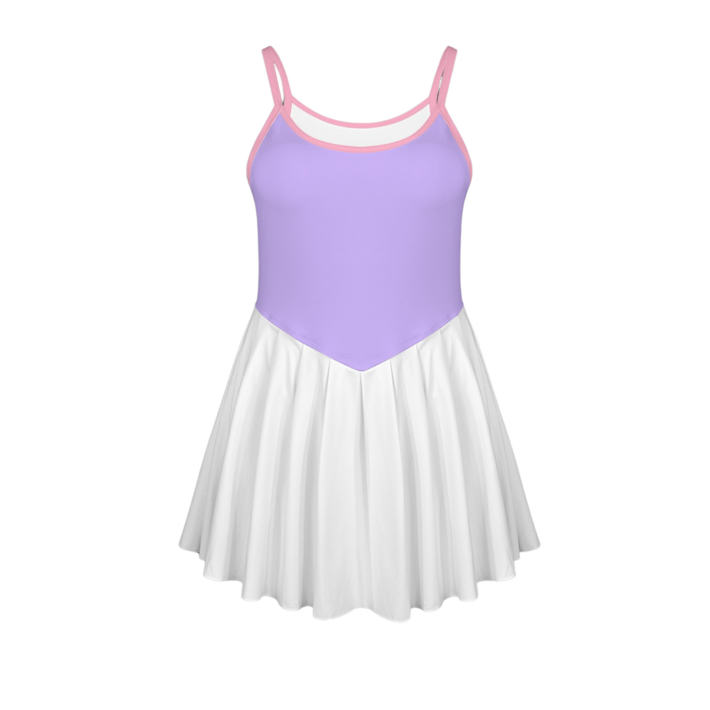 Daisy Colorblock Pleat Skirt Active Dress