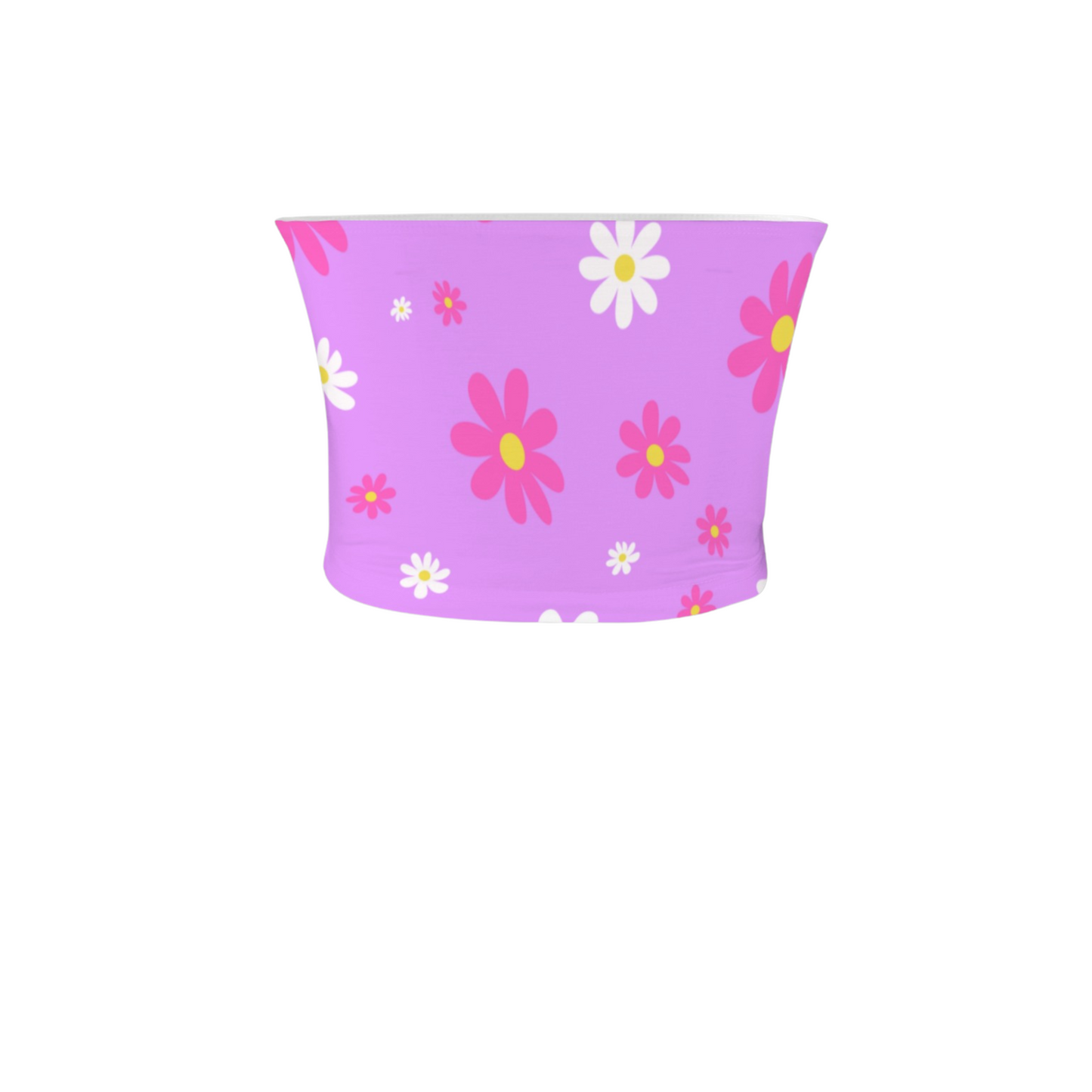 Daisy Crop Tube Top