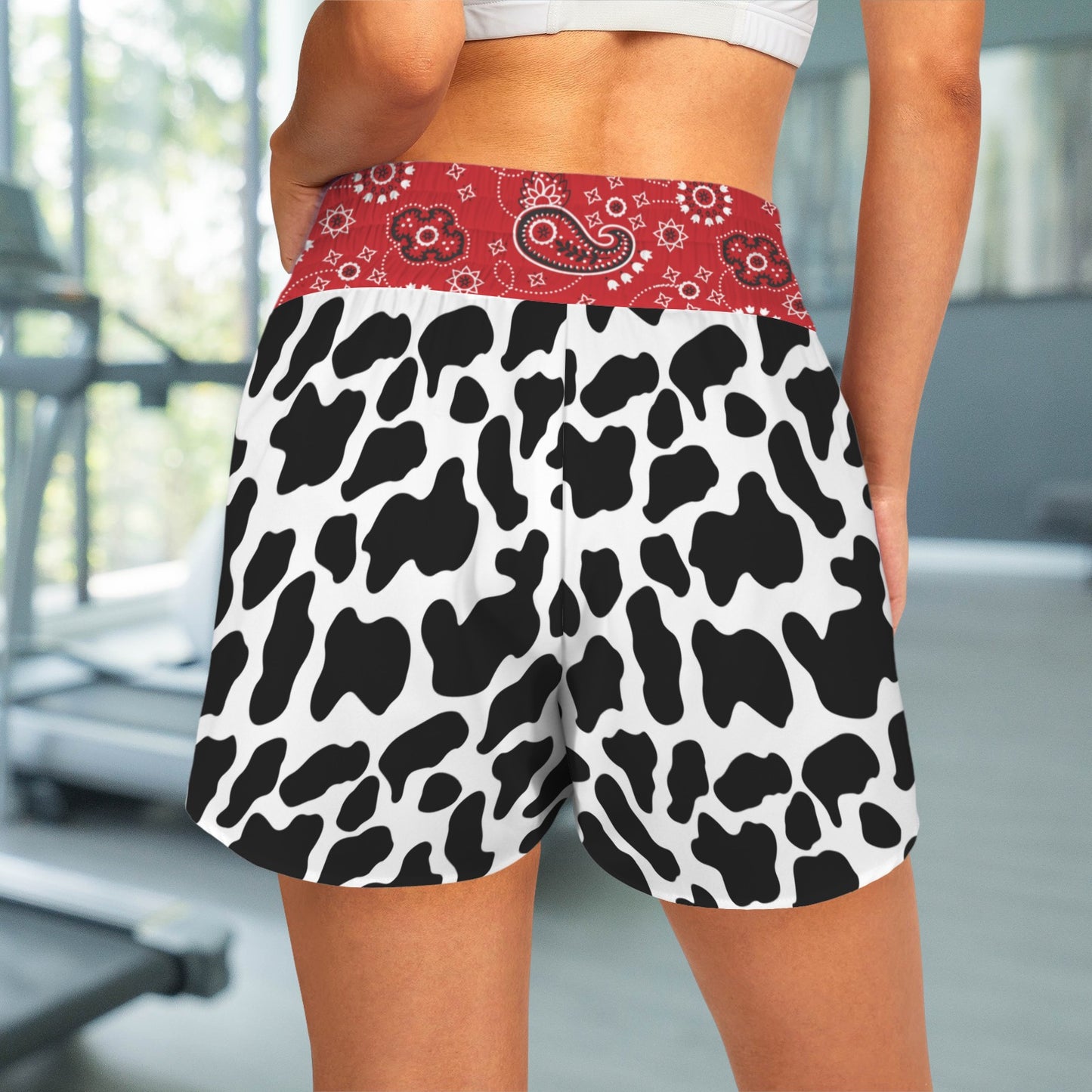 jessie double layer running shorts
