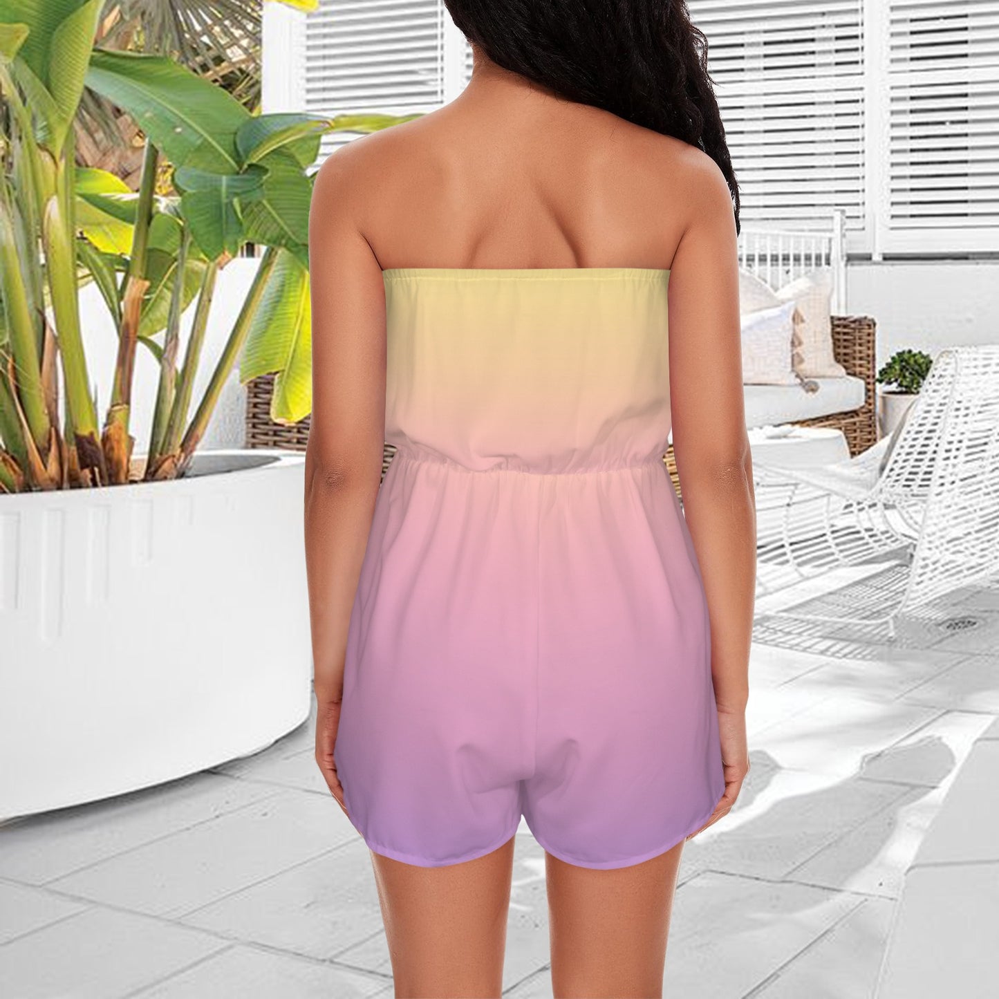 padmalake. strapless romper