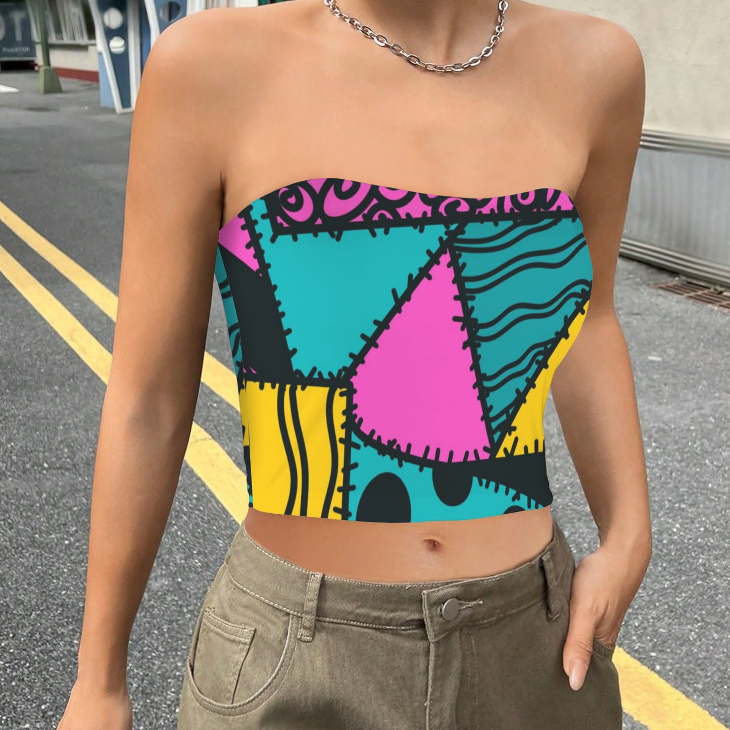 sallydress. crop tube