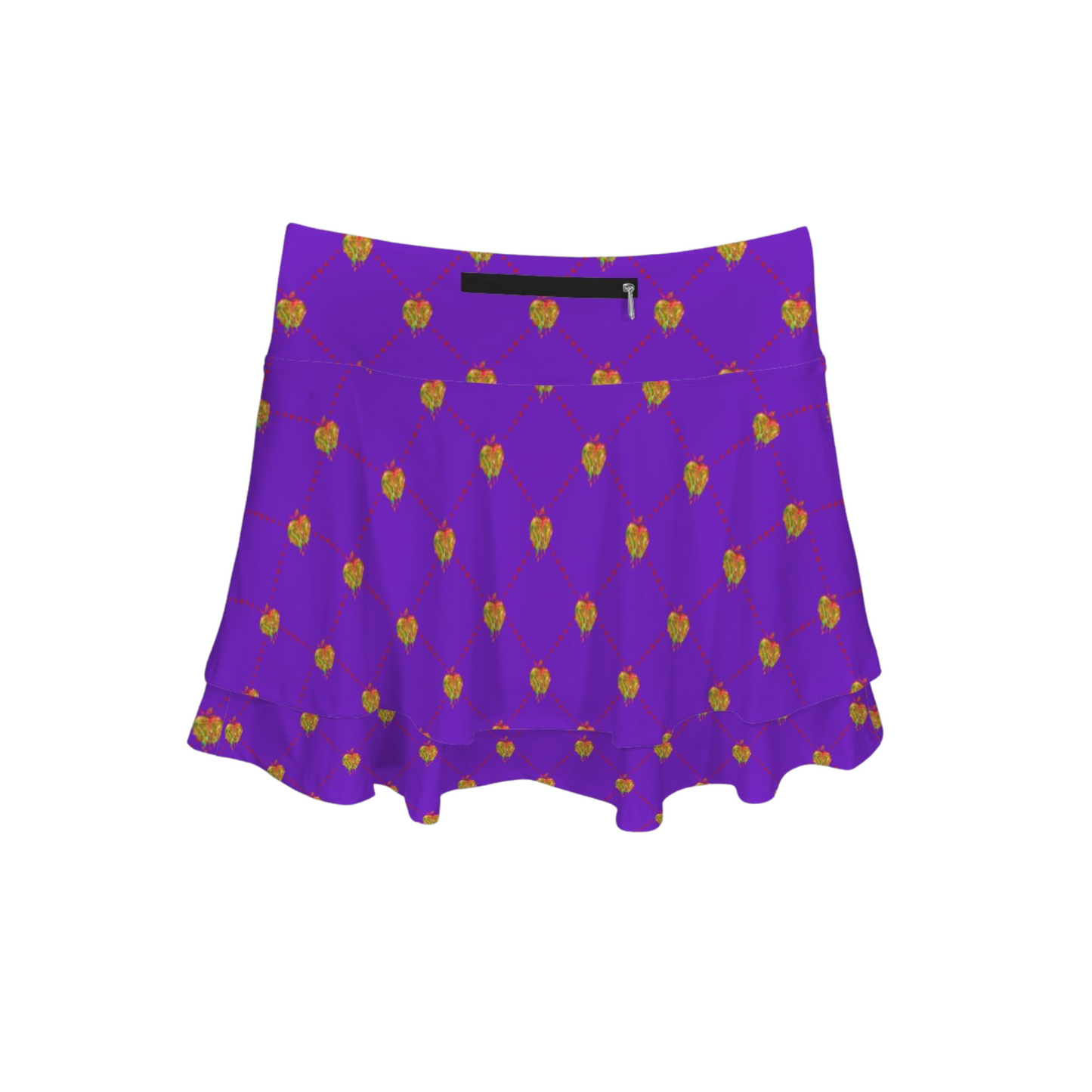 Evil Queen Ruffle Active Skort