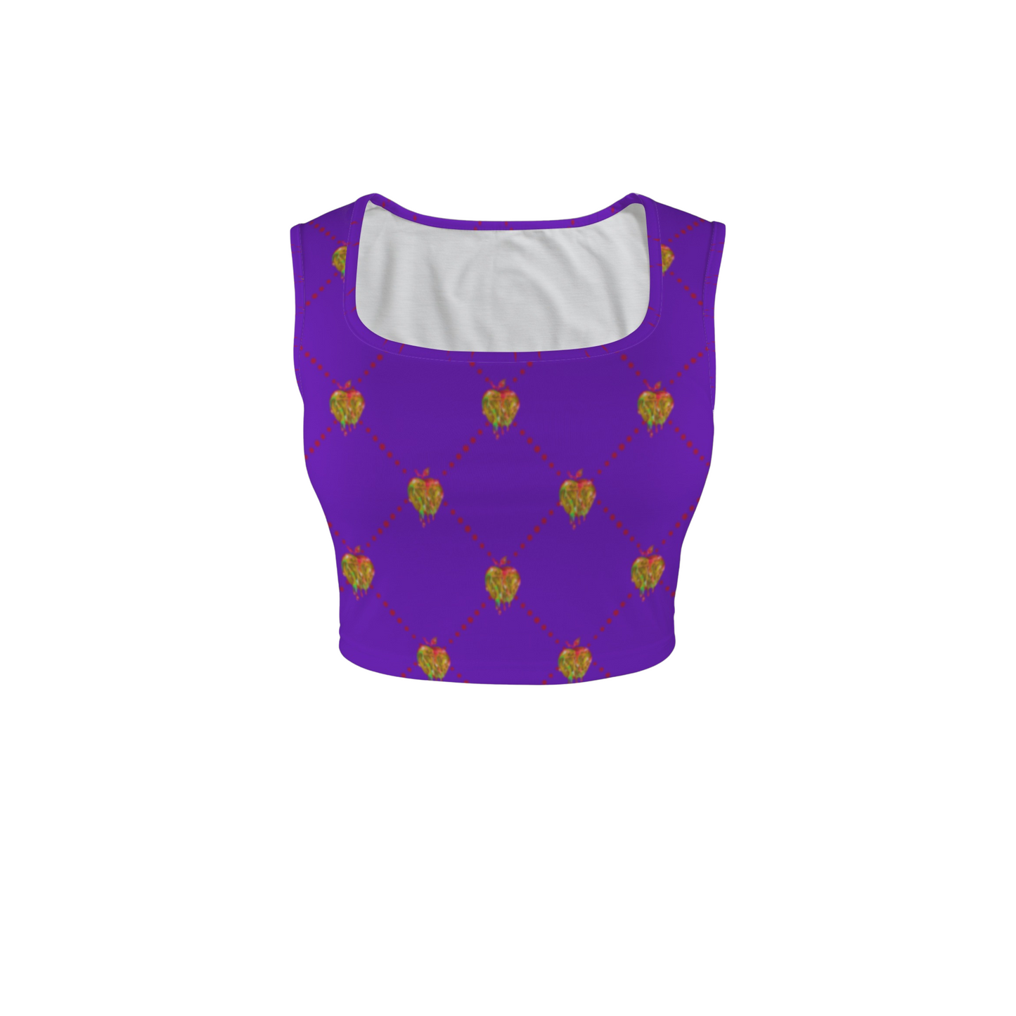 Evil Queen Square Neck Crop Top