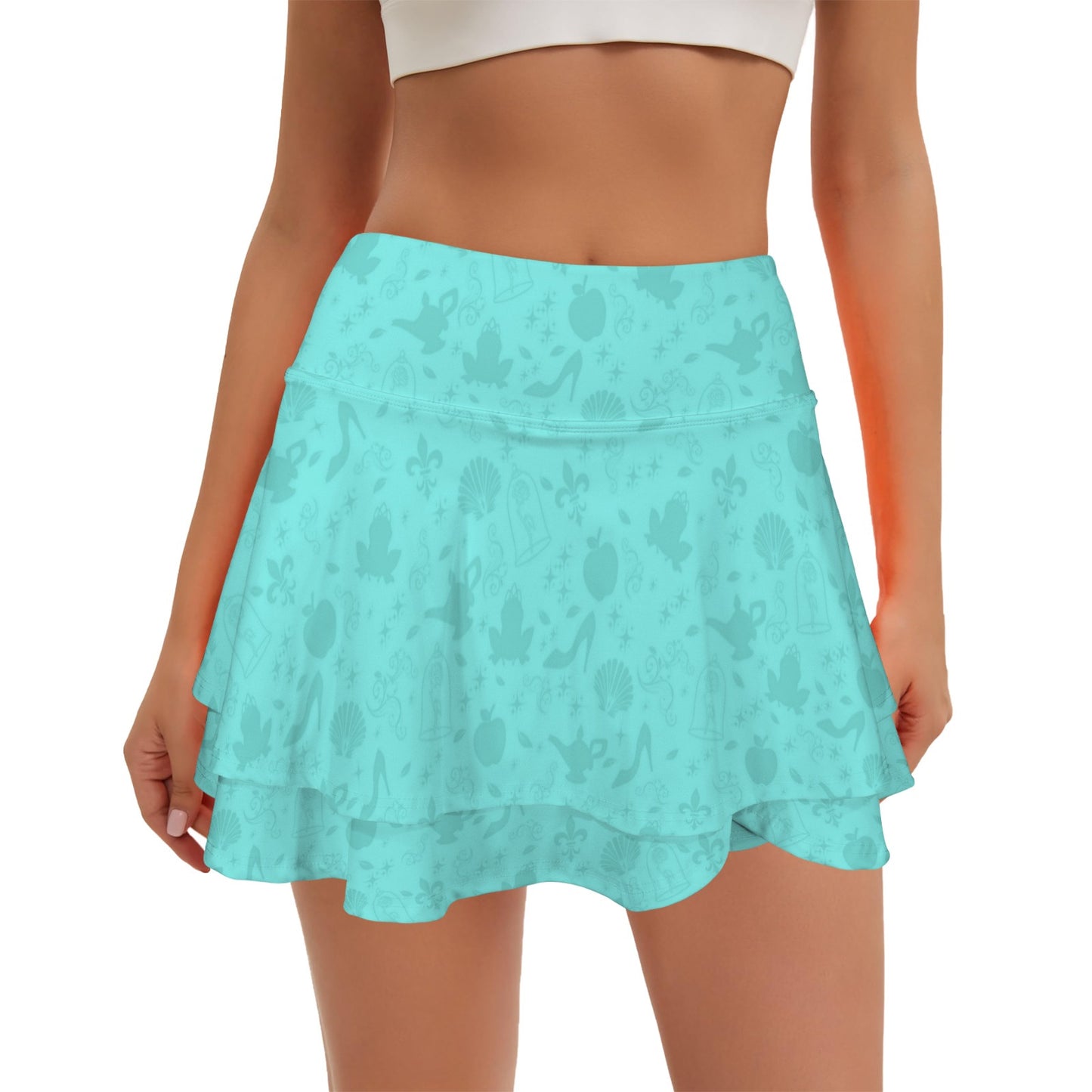 iconsaqua. ruffle skort