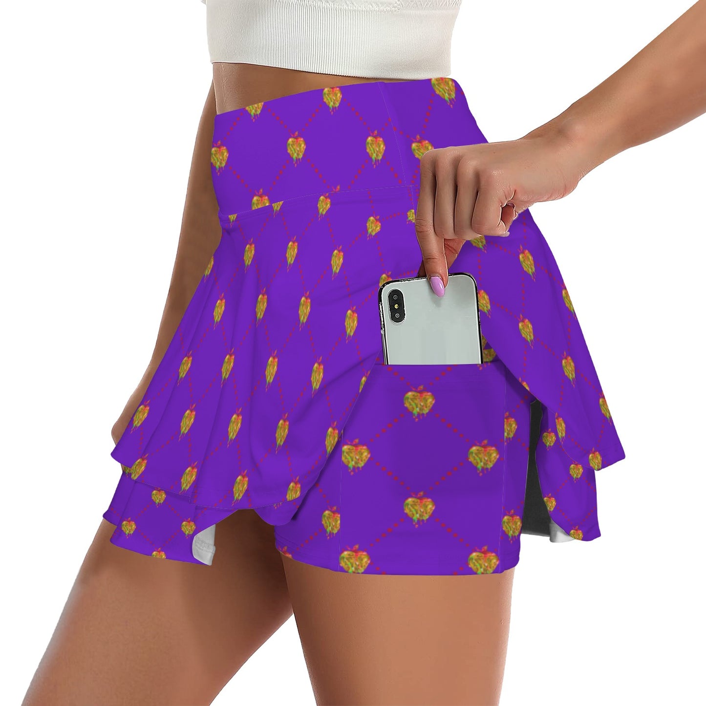 evilq. ruffle skort