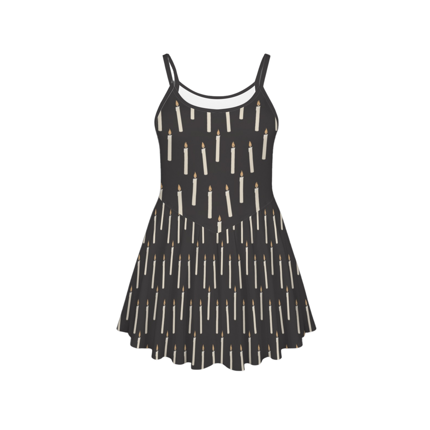 Floating Candles Pleat Skirt Active Dress