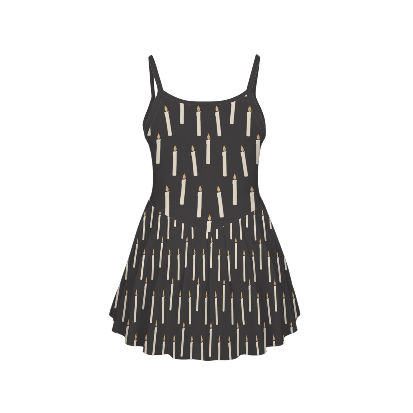 Floating Candles Pleat Skirt Active Dress