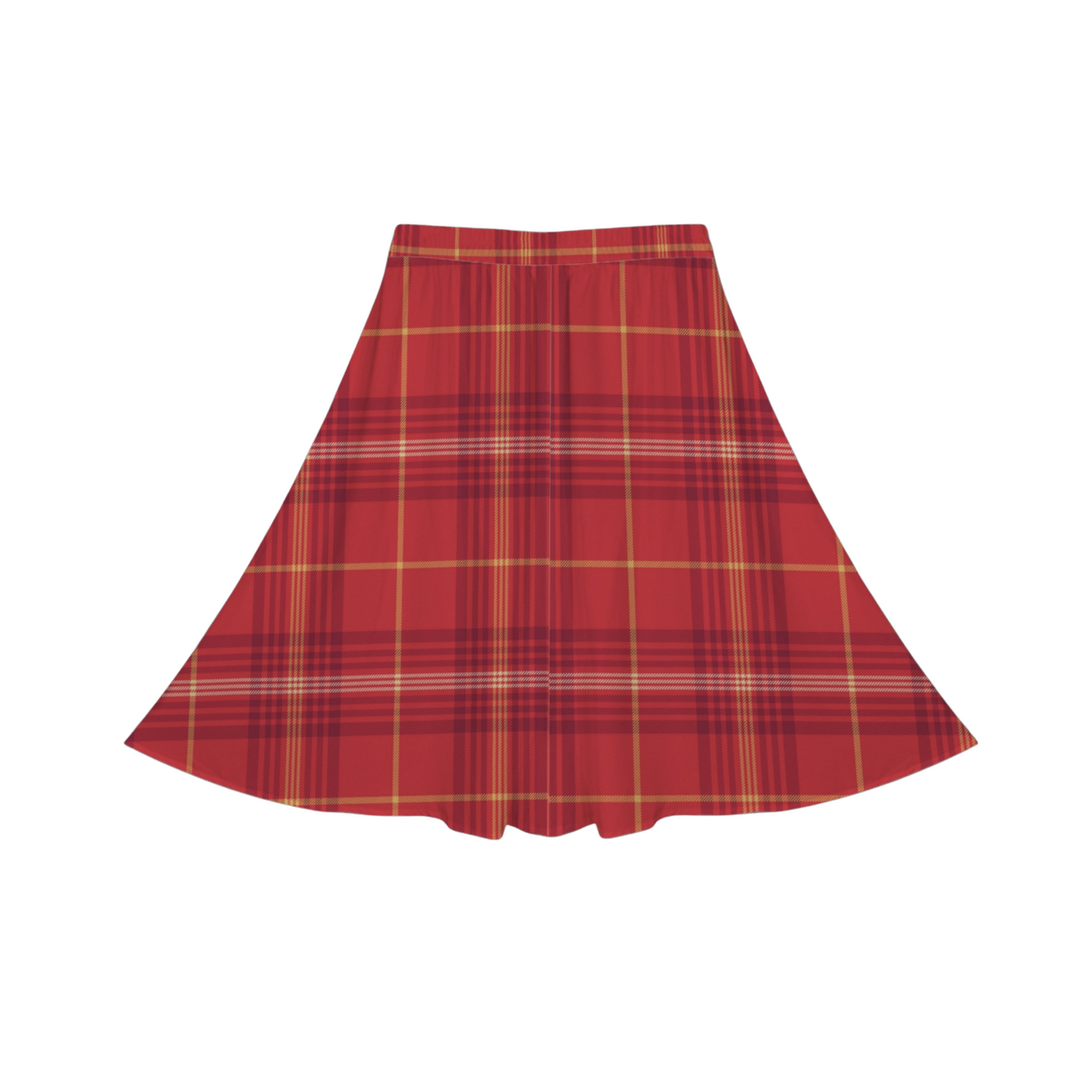 Houses Plaid Midi Skirt