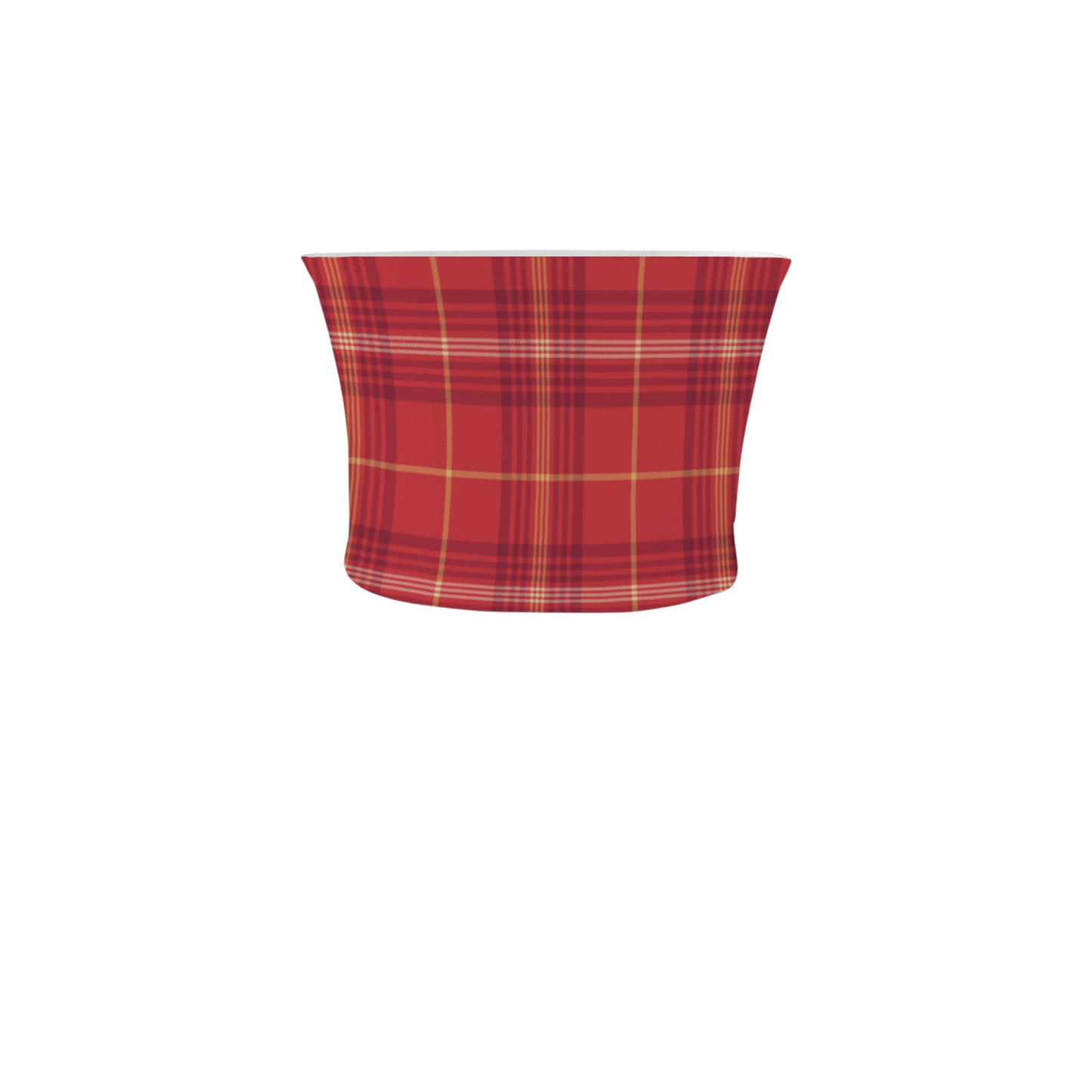Houses Plaid Crop Tube Top