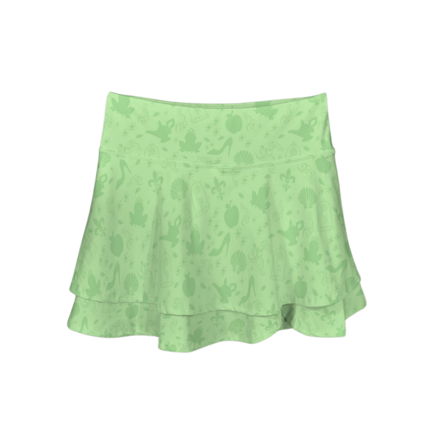 Princess Icons Ruffle Active Skort
