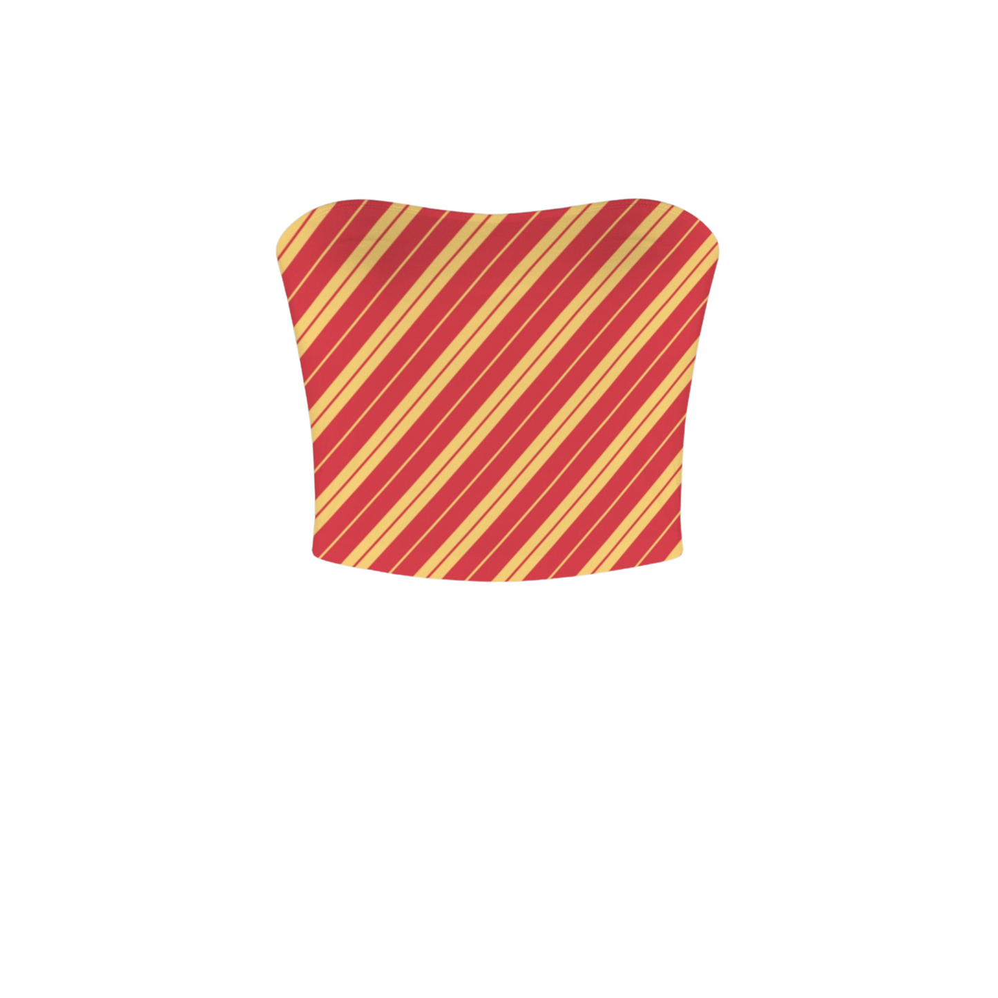 Houses Stripes Crop Tube Top