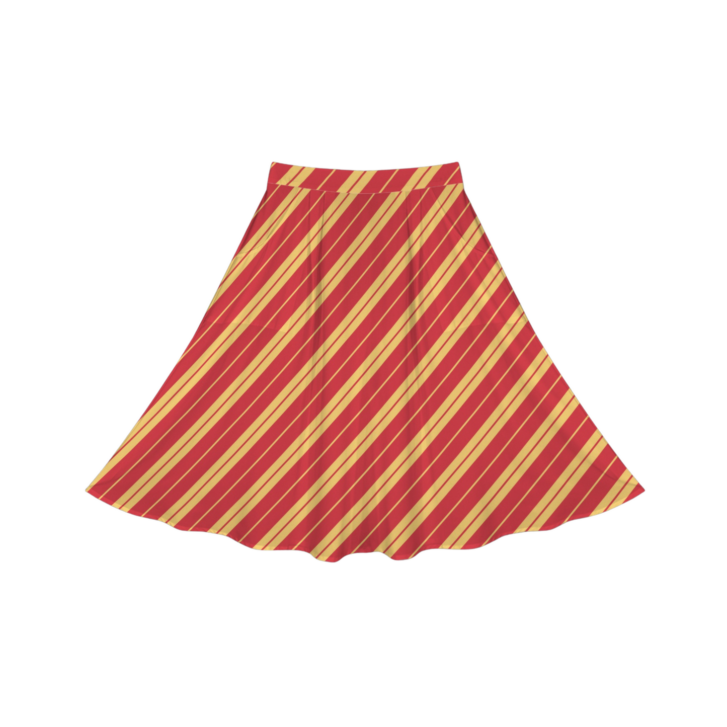 Houses Stripes Midi Skirt
