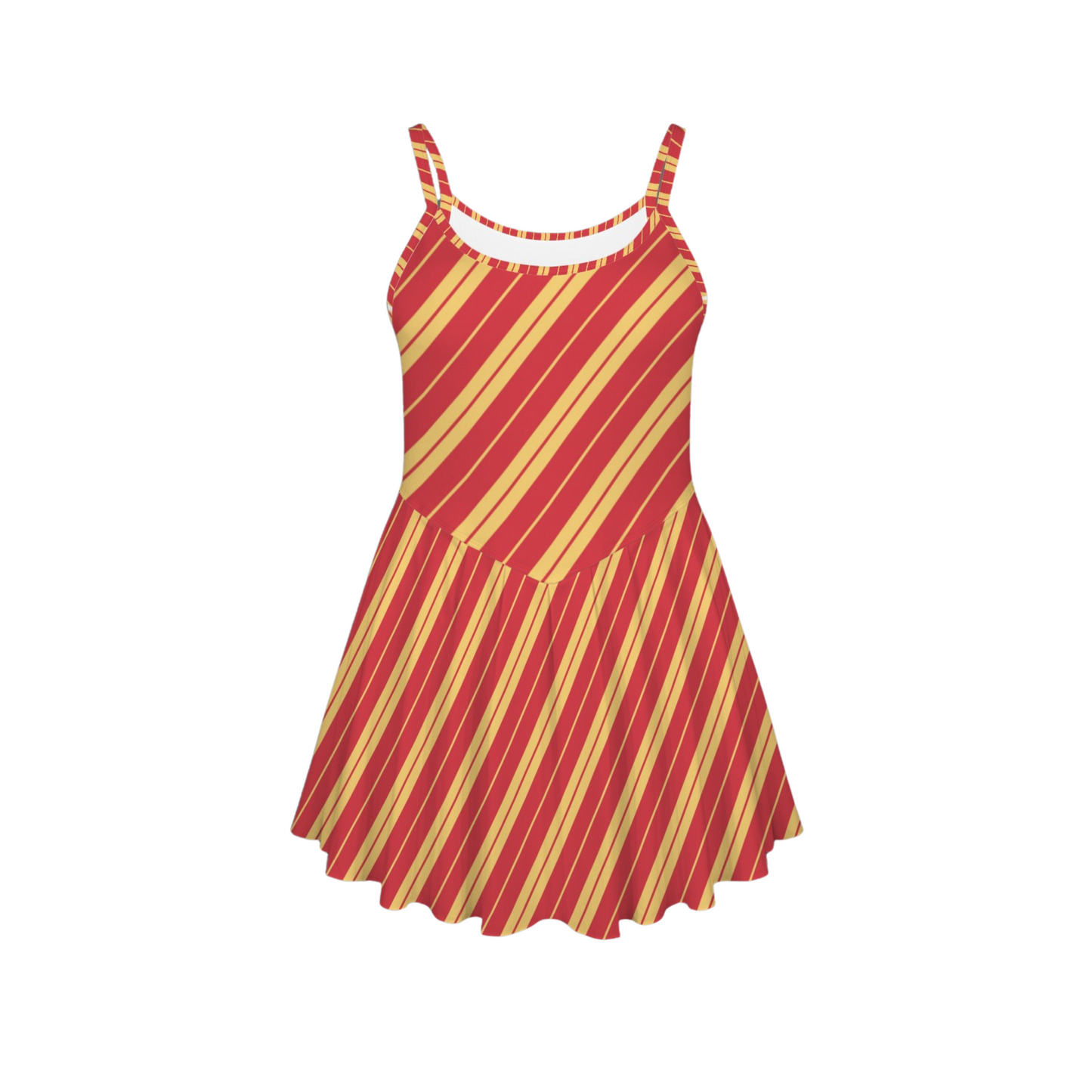 Lion House Stripes Pleat Skirt Active Dress