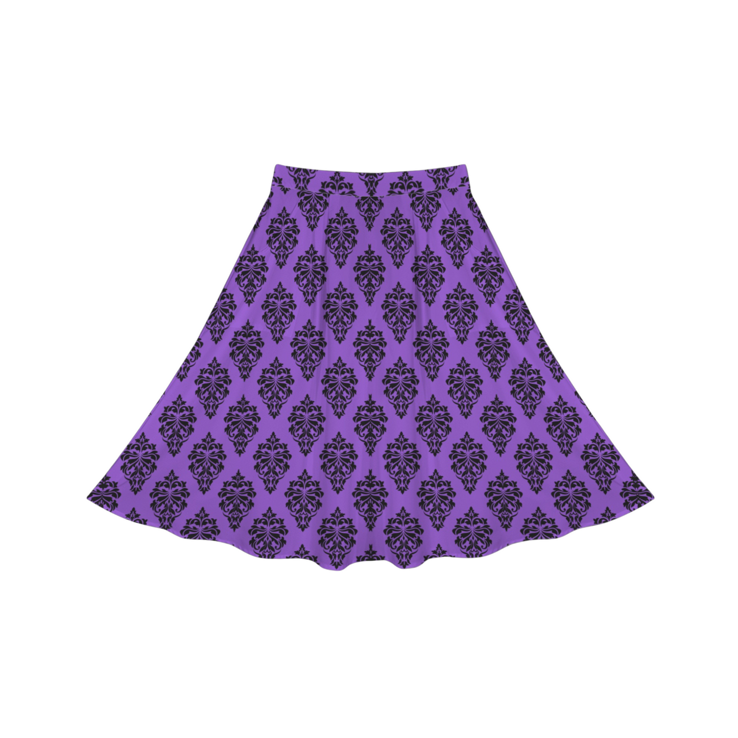 Haunted Walls Midi Skirt