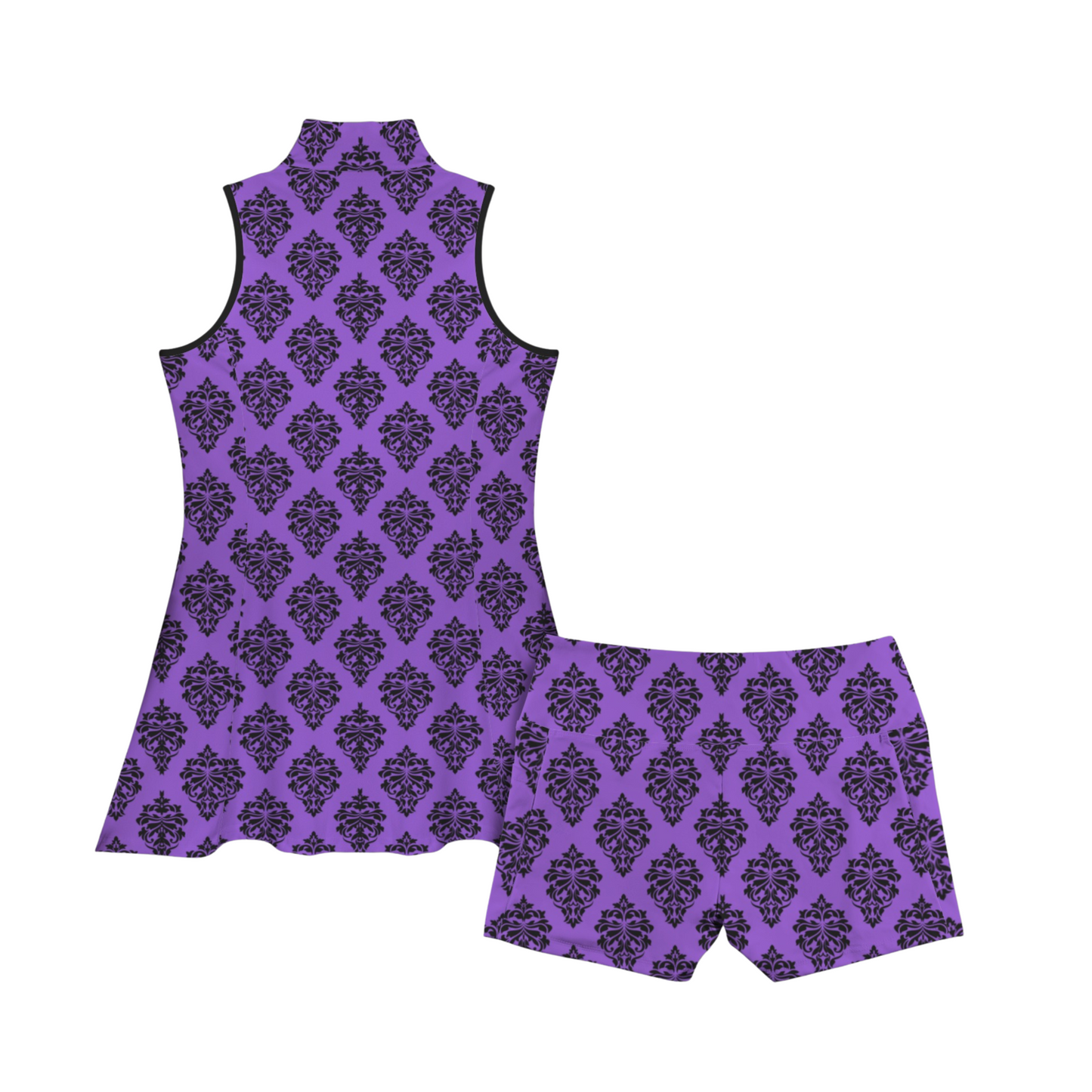 Haunted Walls Collared Active Dress