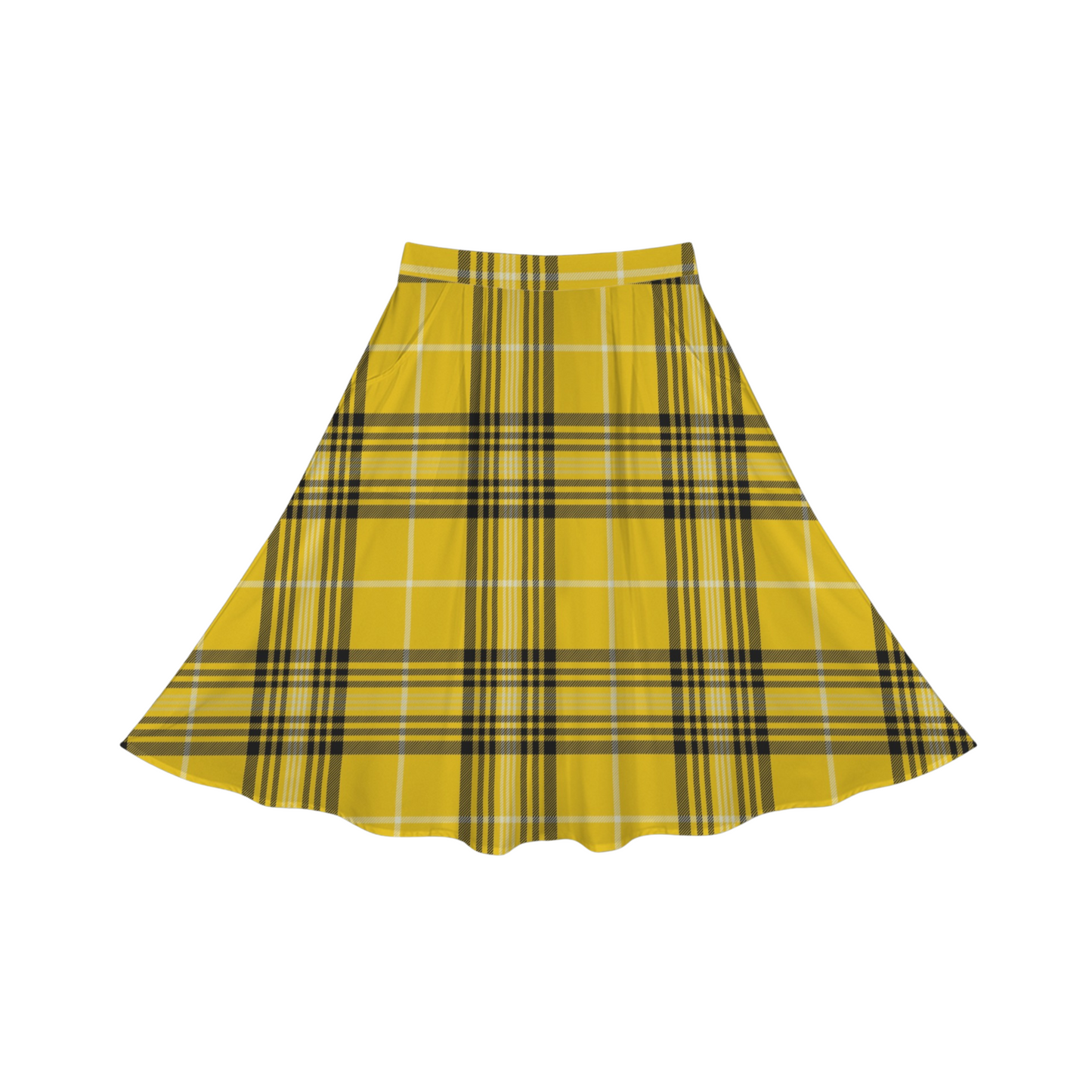 Houses Plaid Midi Skirt